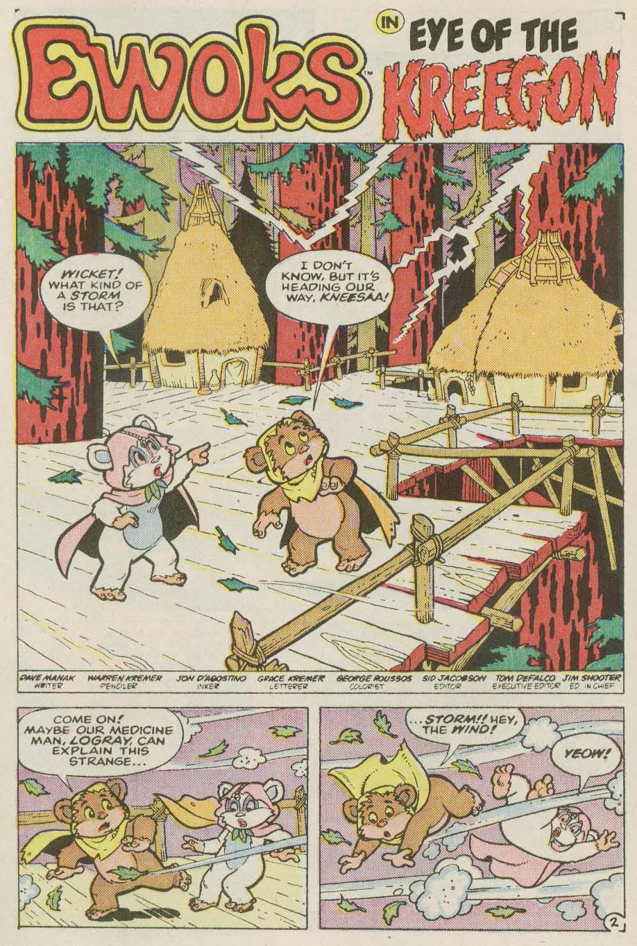 Read online Ewoks (1987) comic -  Issue #8 - 3
