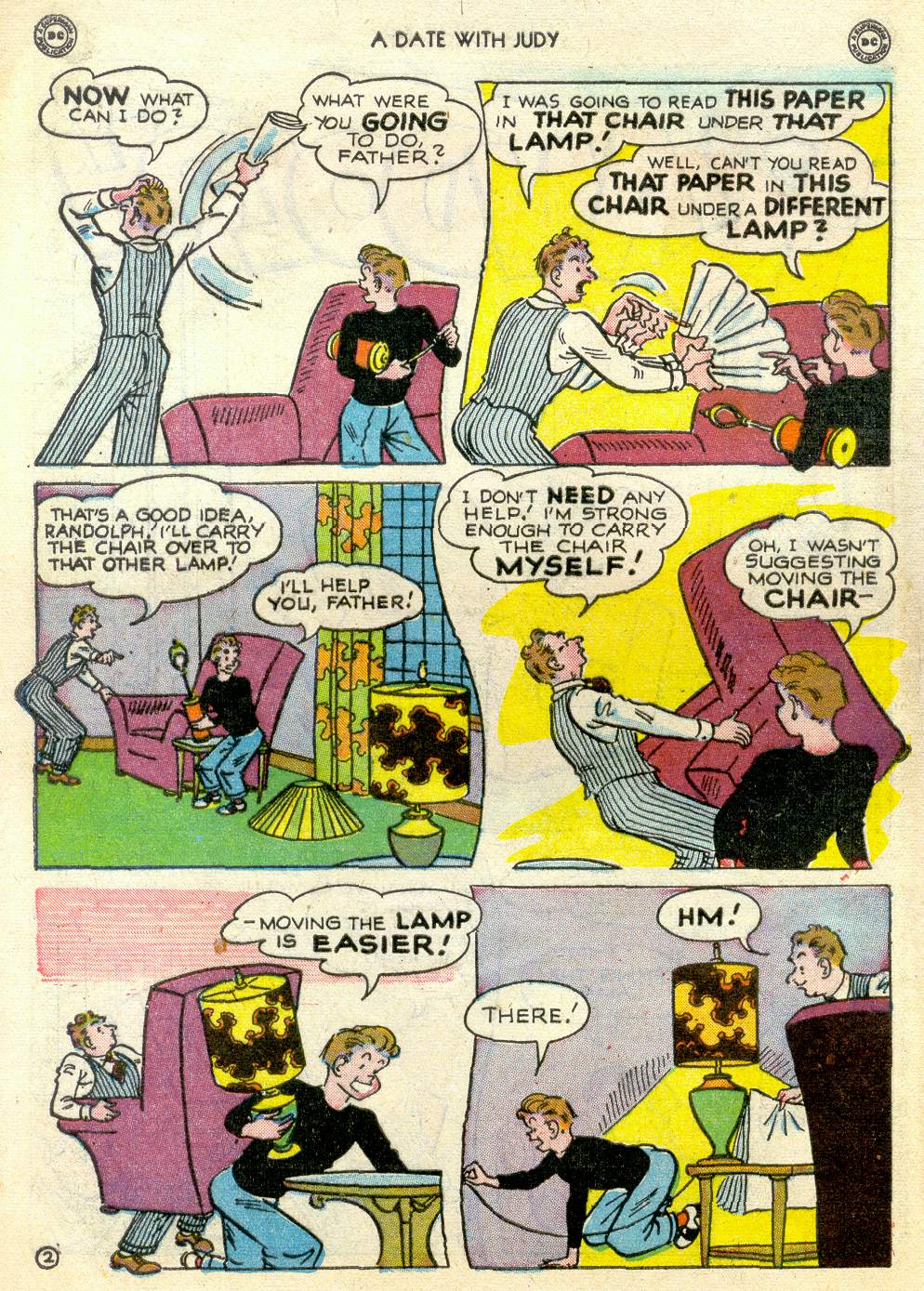 Read online A Date with Judy comic -  Issue #7 - 12