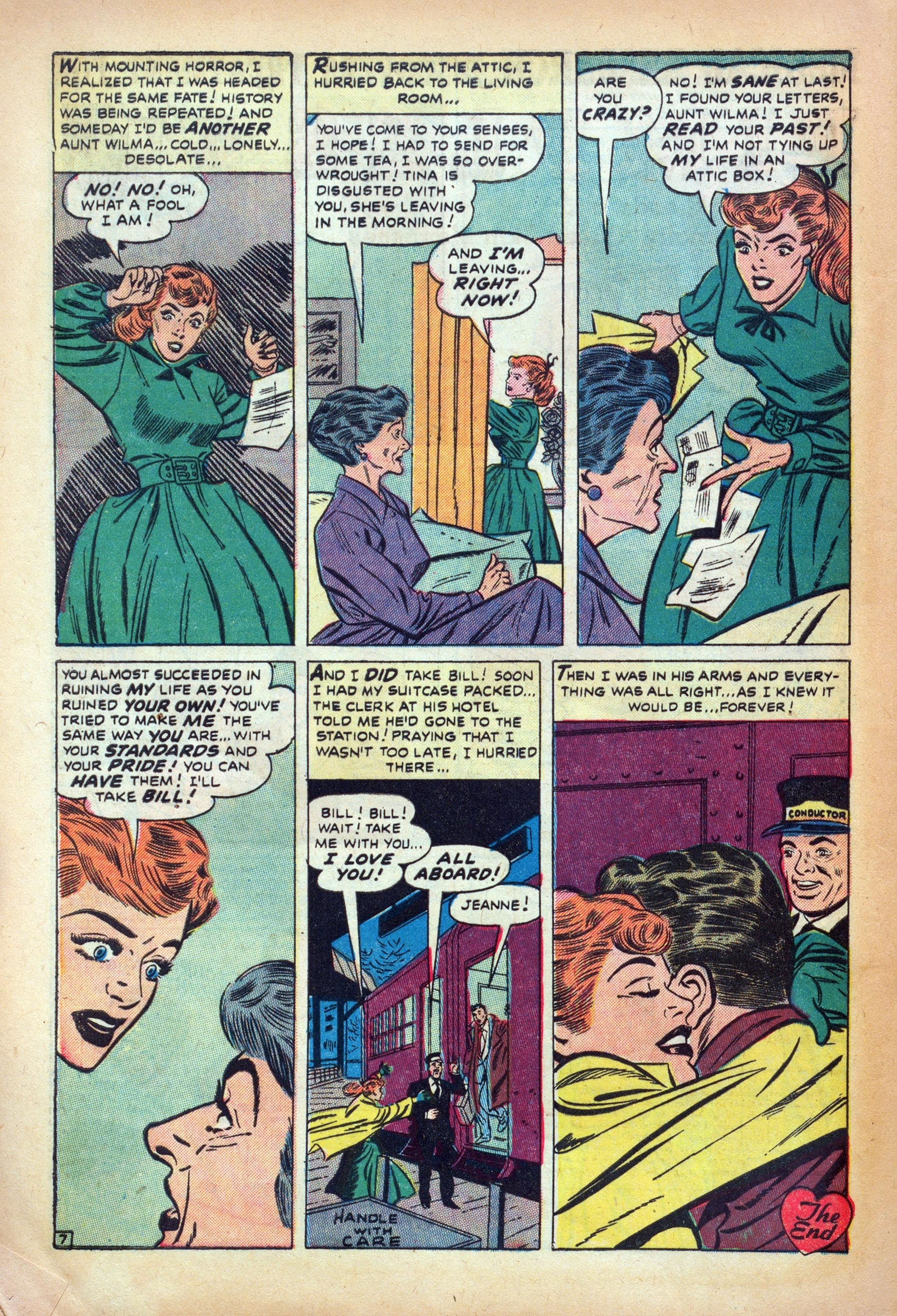 Read online Love Romances comic -  Issue #23 - 28