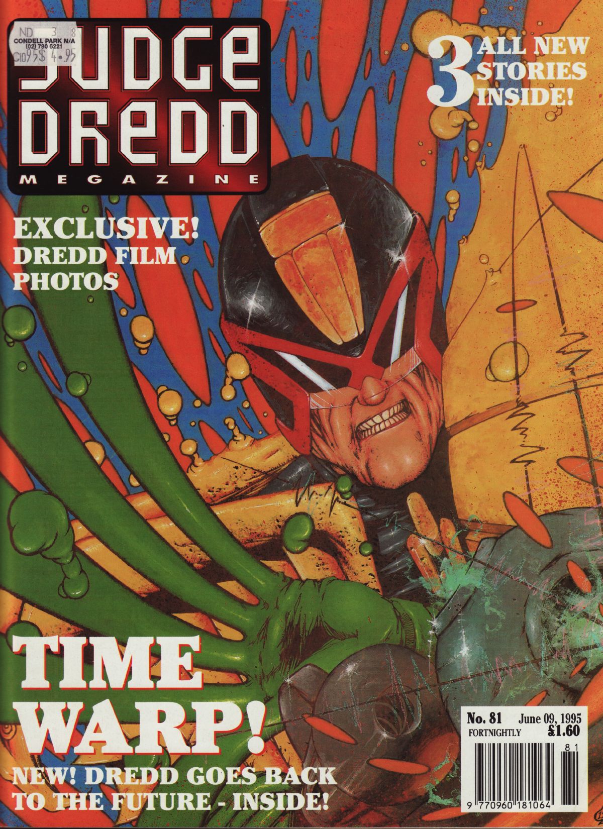 Read online Judge Dredd: The Megazine (vol. 2) comic -  Issue #81 - 1