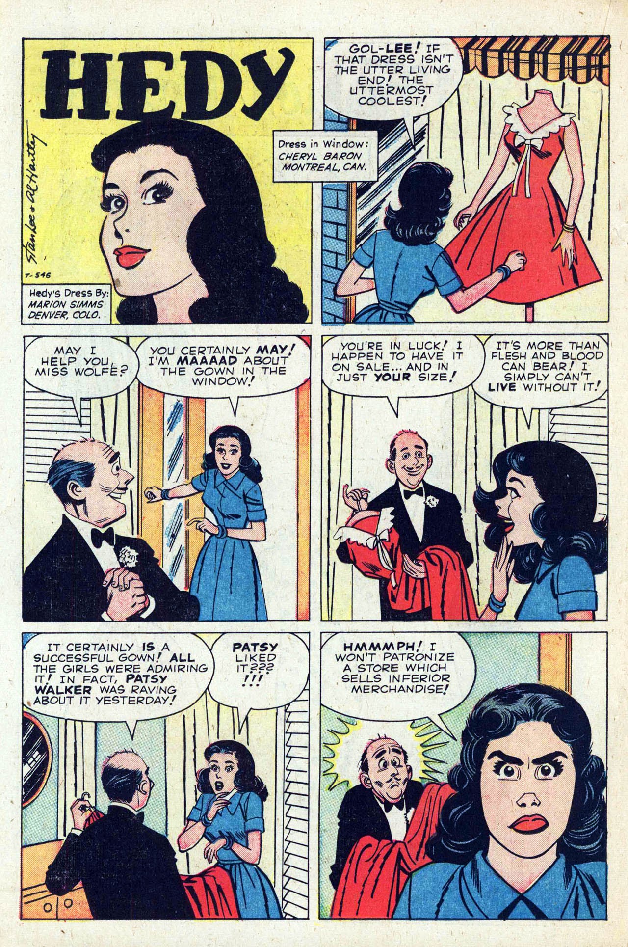 Read online Patsy and Hedy comic -  Issue #68 - 18