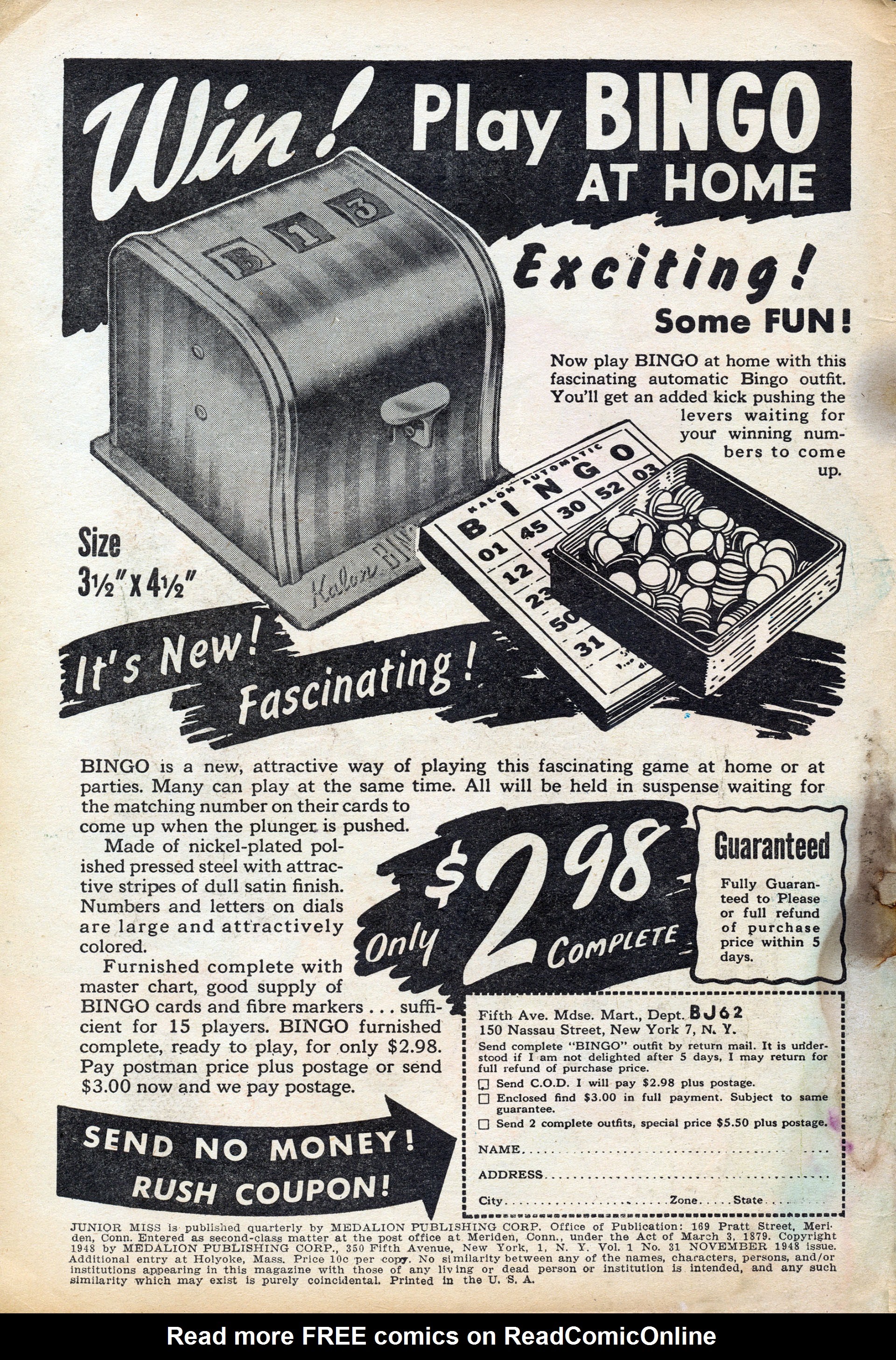 Read online Junior Miss (1947) comic -  Issue #31 - 2