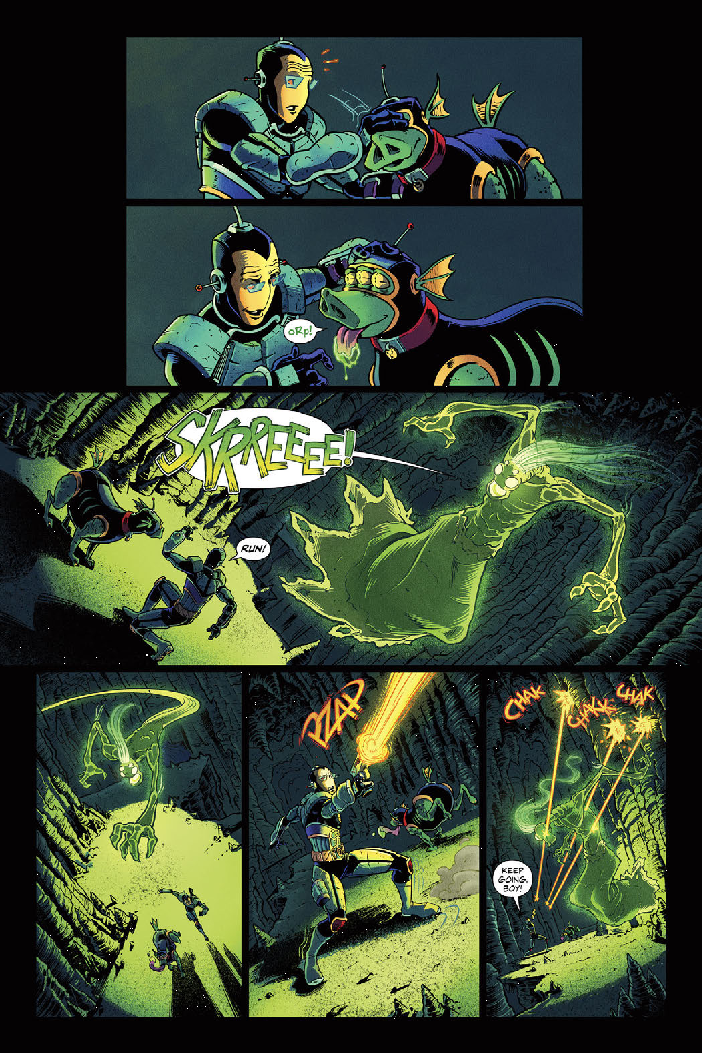 Read online Spaceman and Bloater comic -  Issue #1 - 21