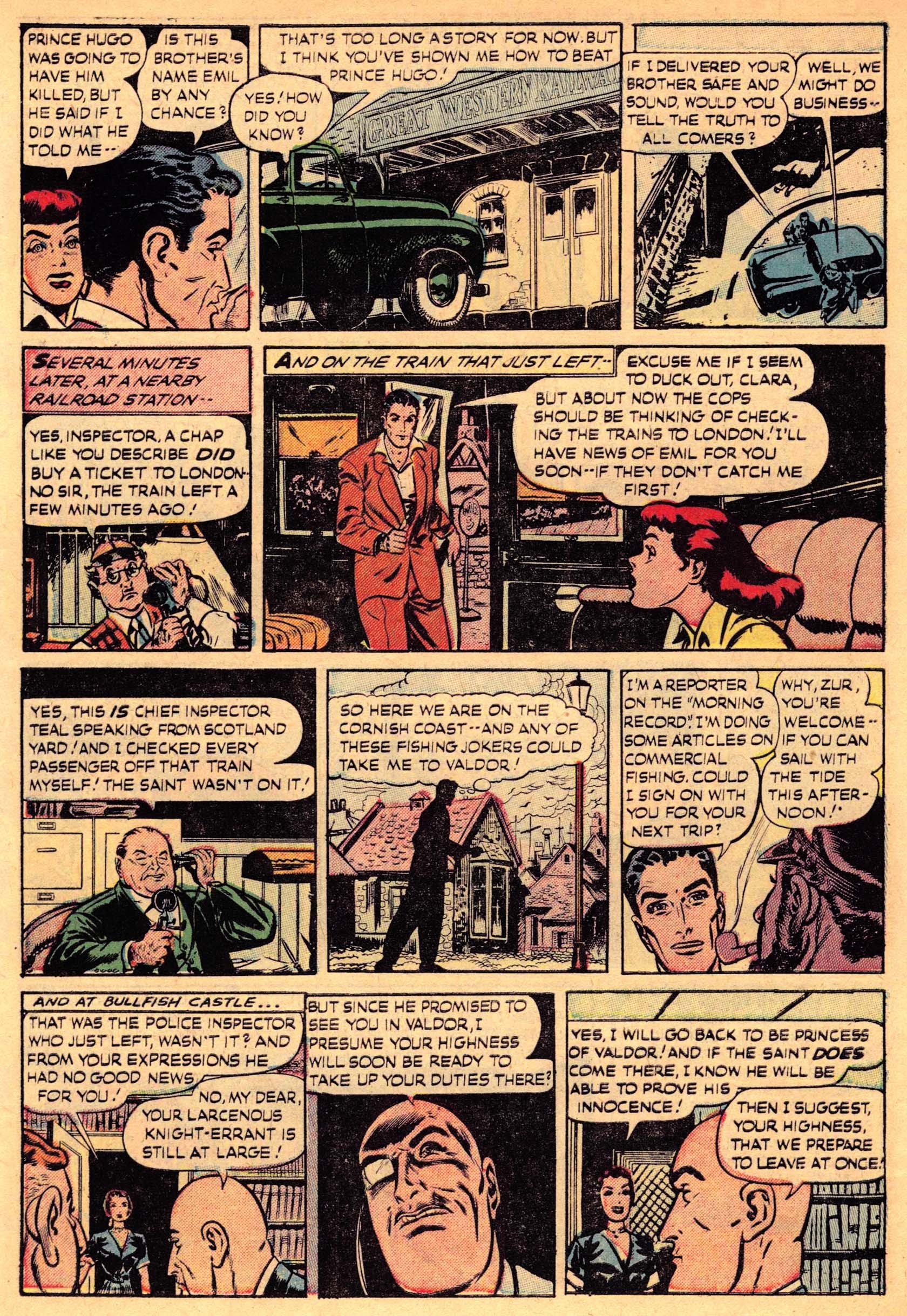 Read online The Saint (1947) comic -  Issue #11 - 10