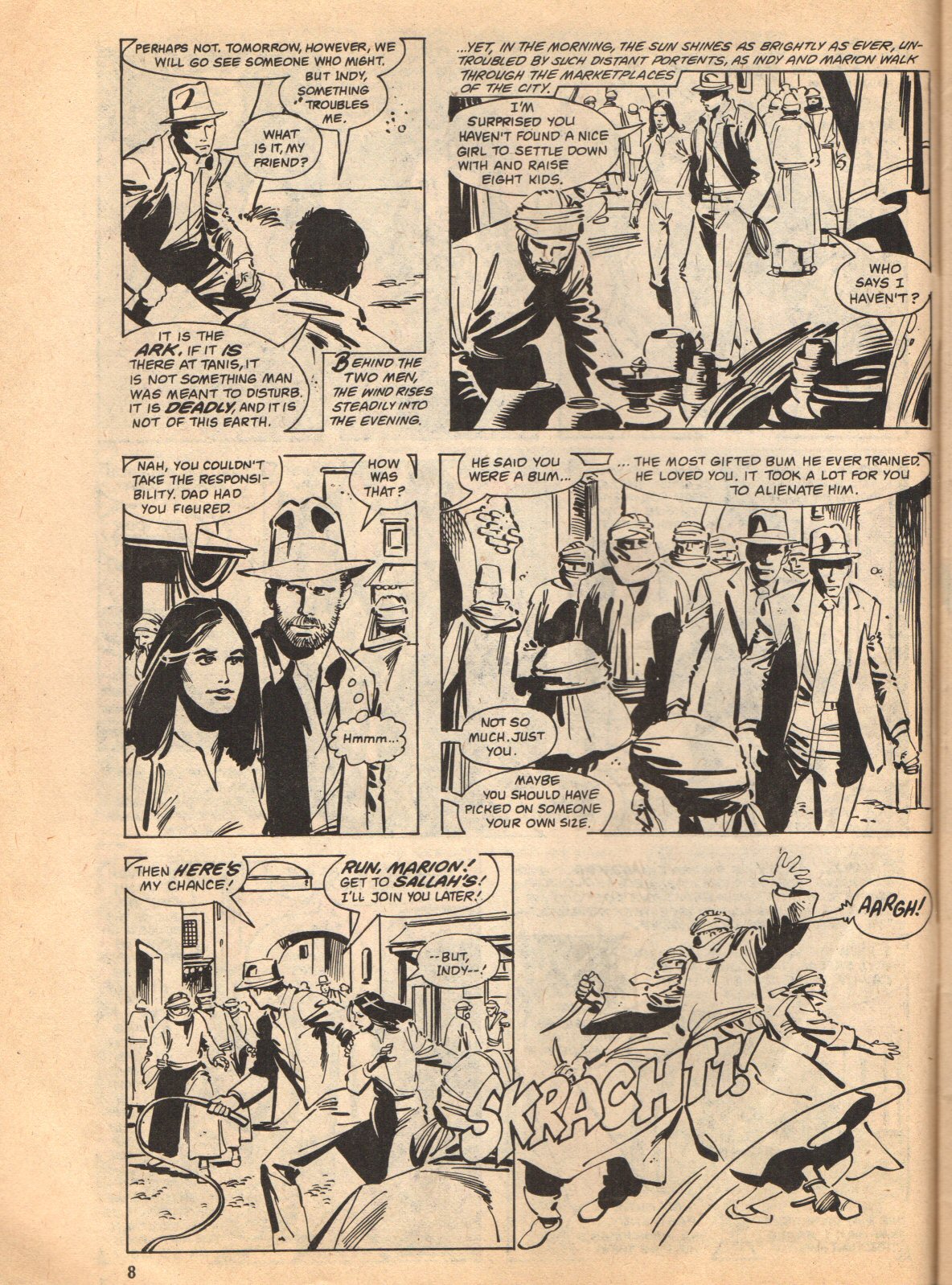 Read online Indiana Jones comic -  Issue #8 - 8
