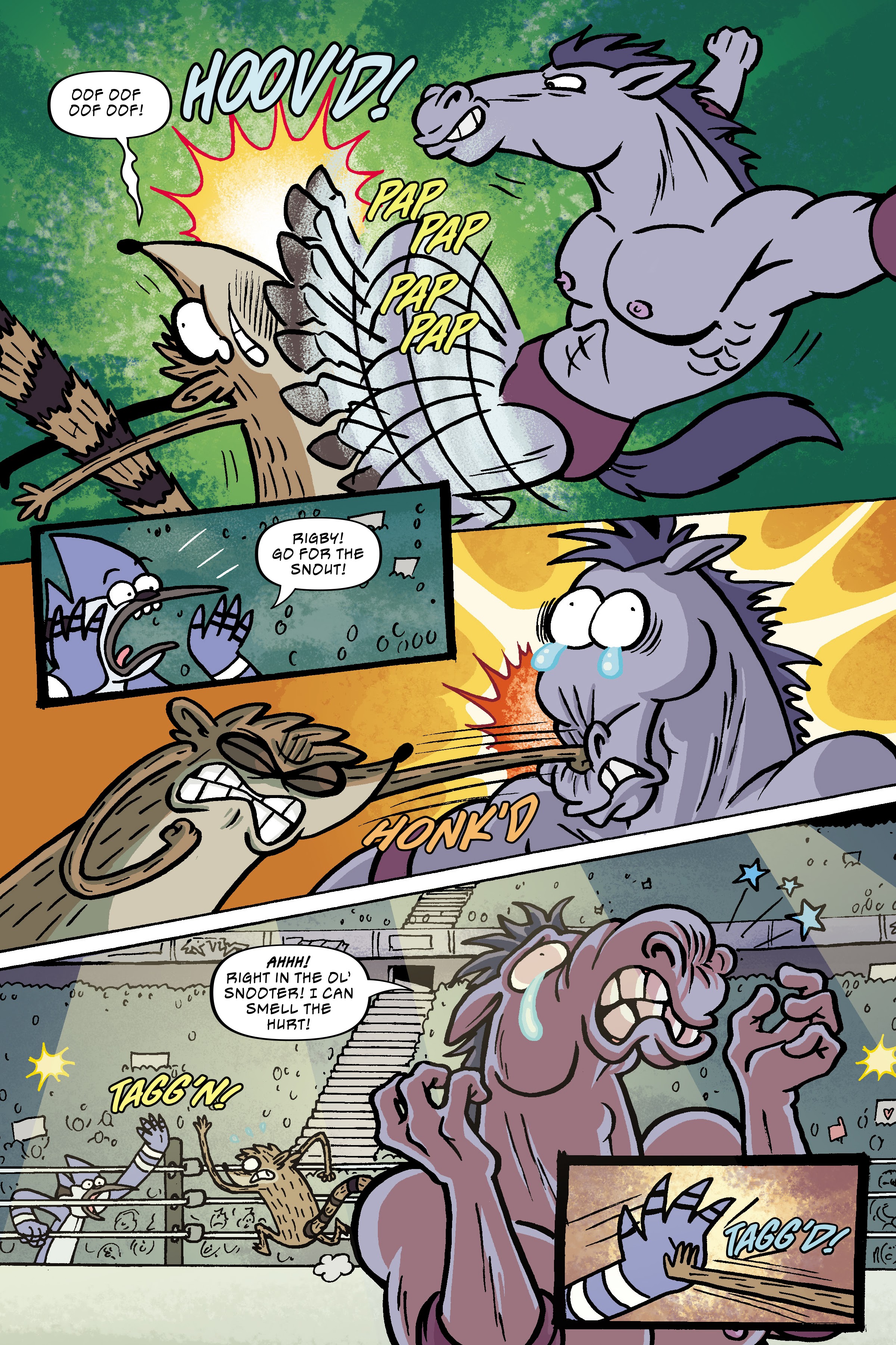 Read online Regular Show: Wrasslesplosion comic -  Issue # TPB - 48