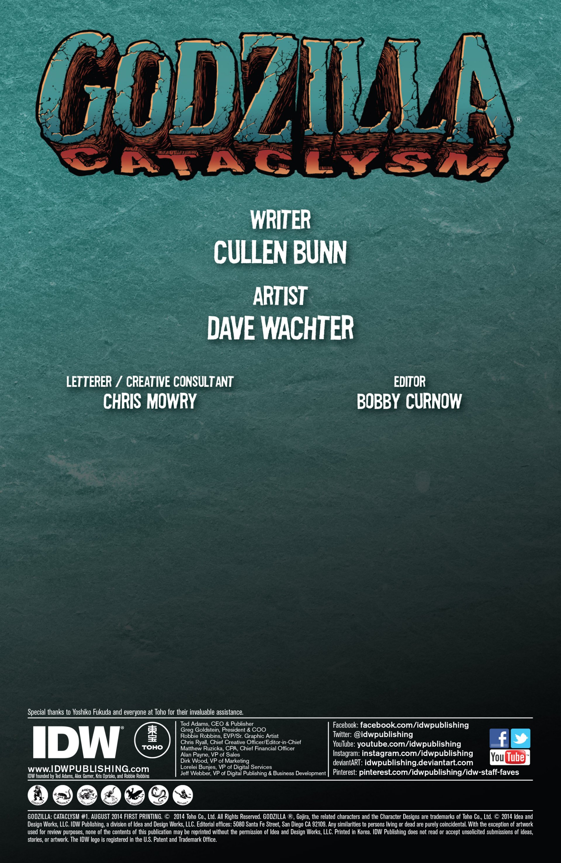 Read online Godzilla: Cataclysm comic -  Issue #1 - 2