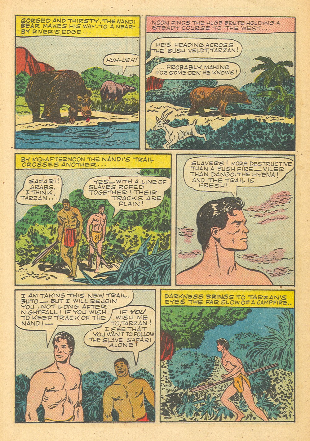 Read online Tarzan (1948) comic -  Issue #32 - 12