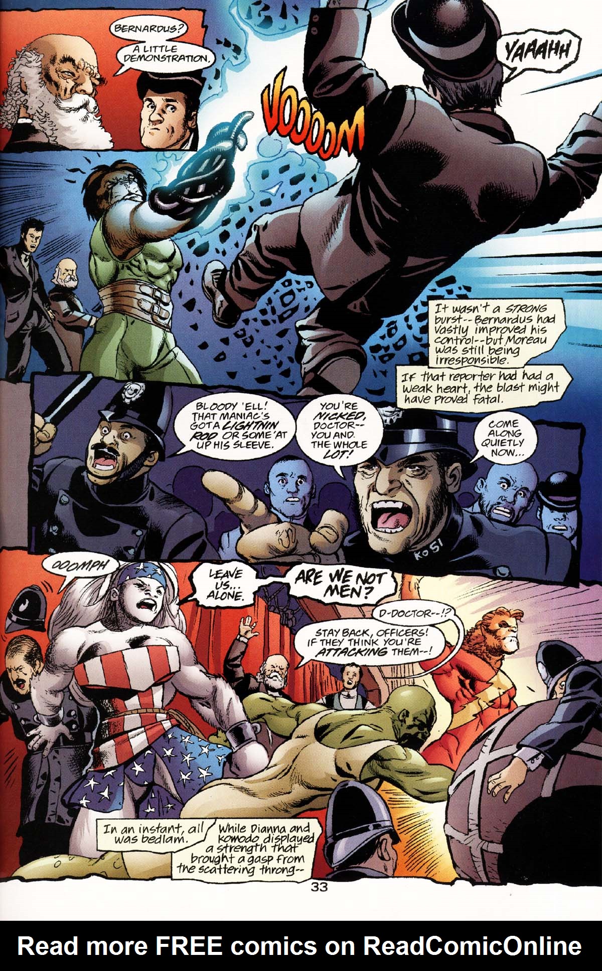 Read online JLA: The Island of Doctor Moreau comic -  Issue # Full - 35