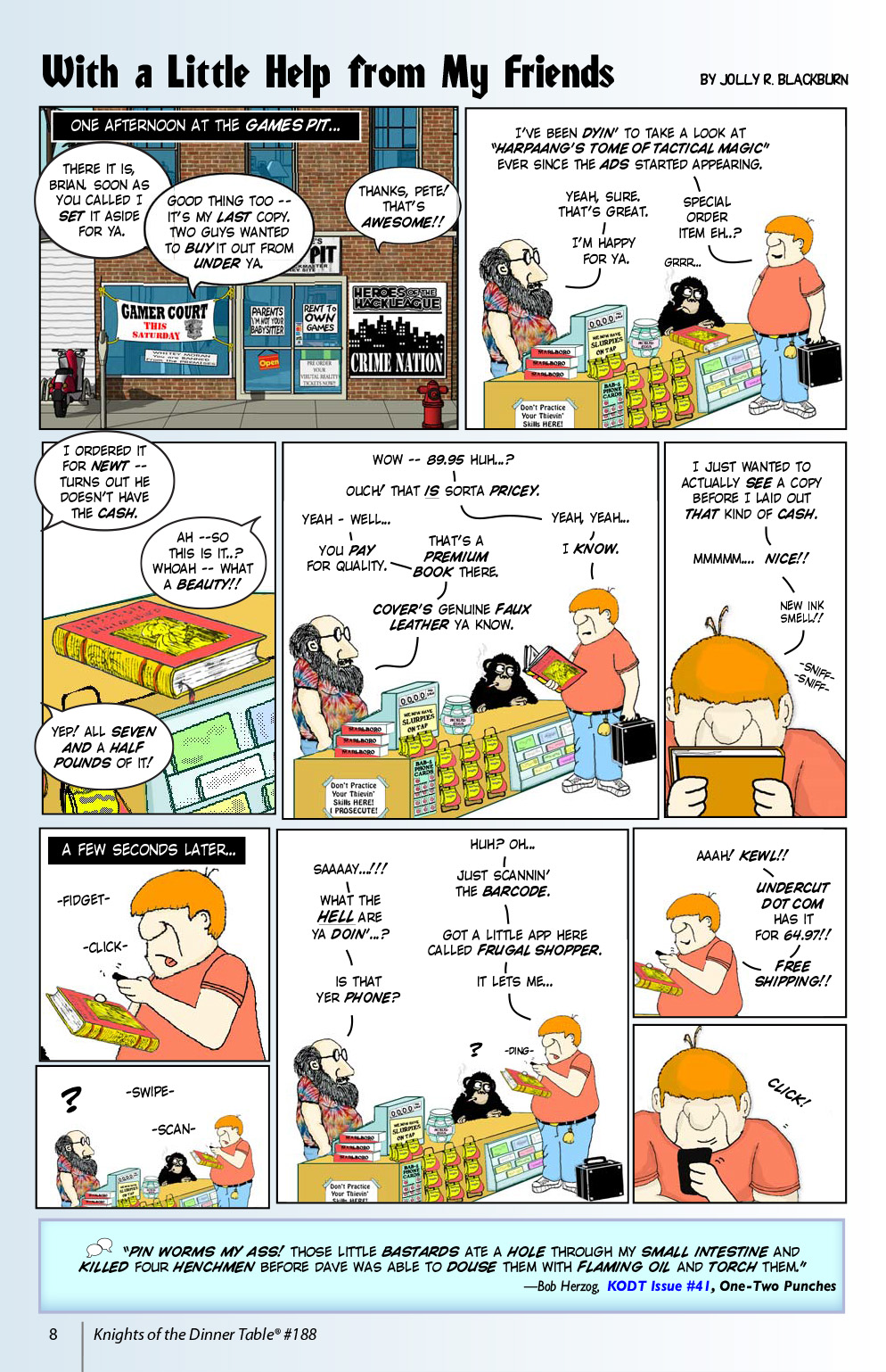 Read online Knights of the Dinner Table comic -  Issue #188 - 10