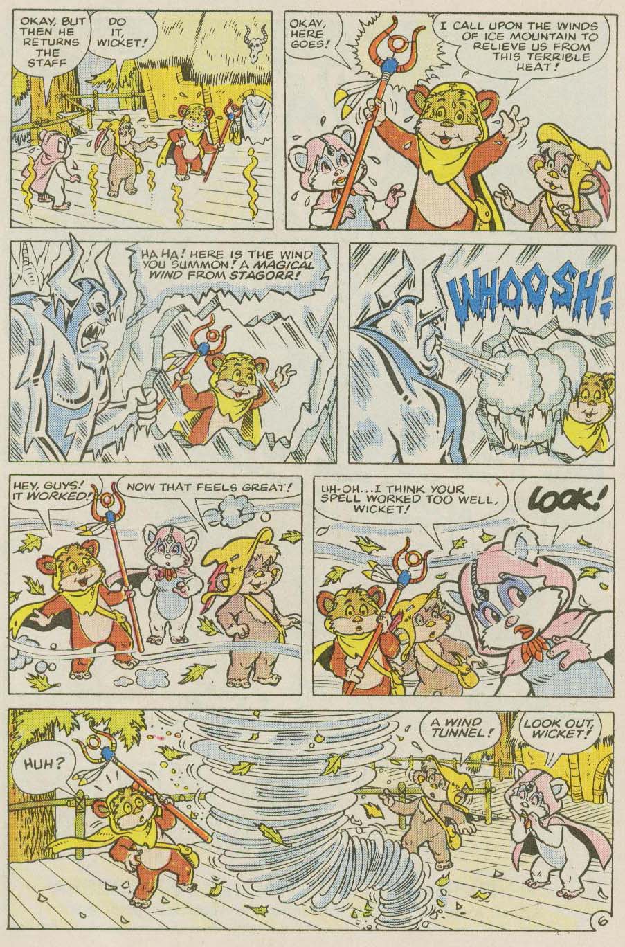 Read online Ewoks (1987) comic -  Issue #6 - 7