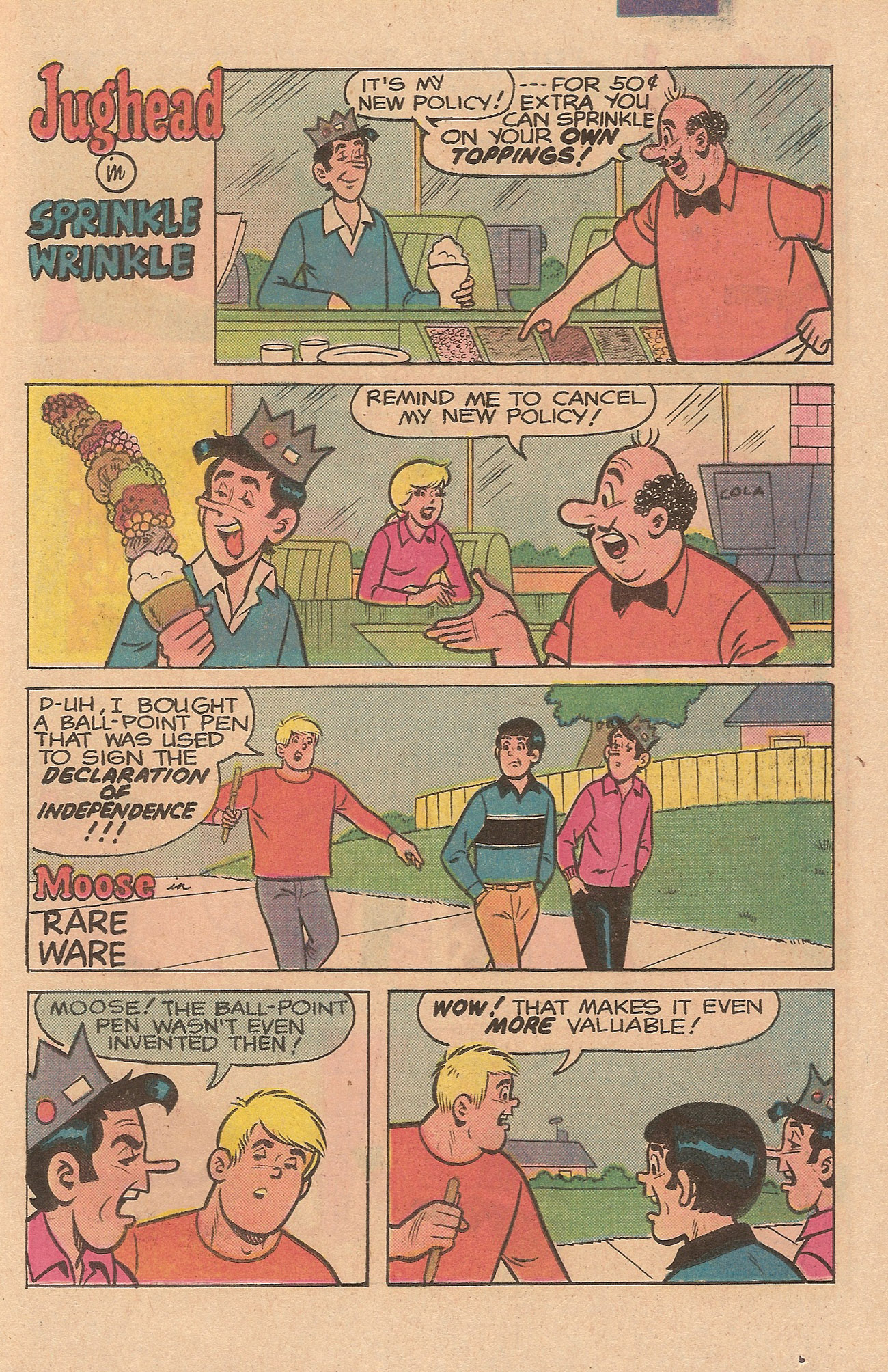 Read online Jughead's Jokes comic -  Issue #72 - 15