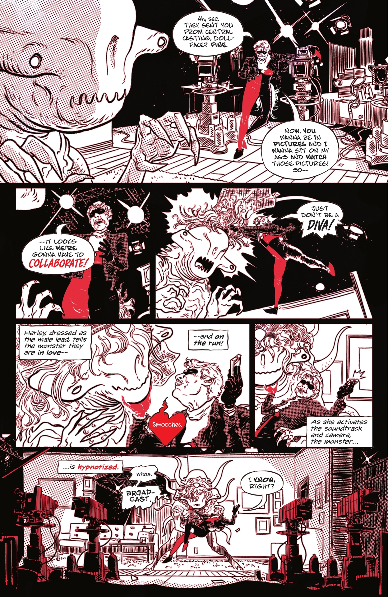 Read online Harley Quinn: Black   White   Redder comic -  Issue #4 - 34