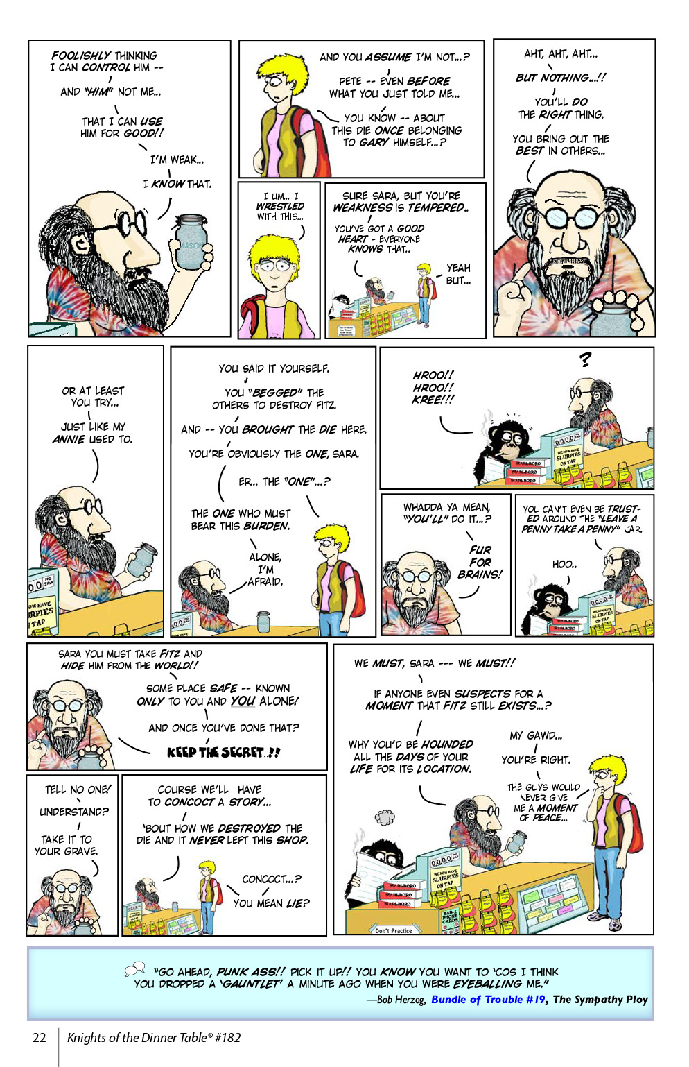 Read online Knights of the Dinner Table comic -  Issue #182 - 24