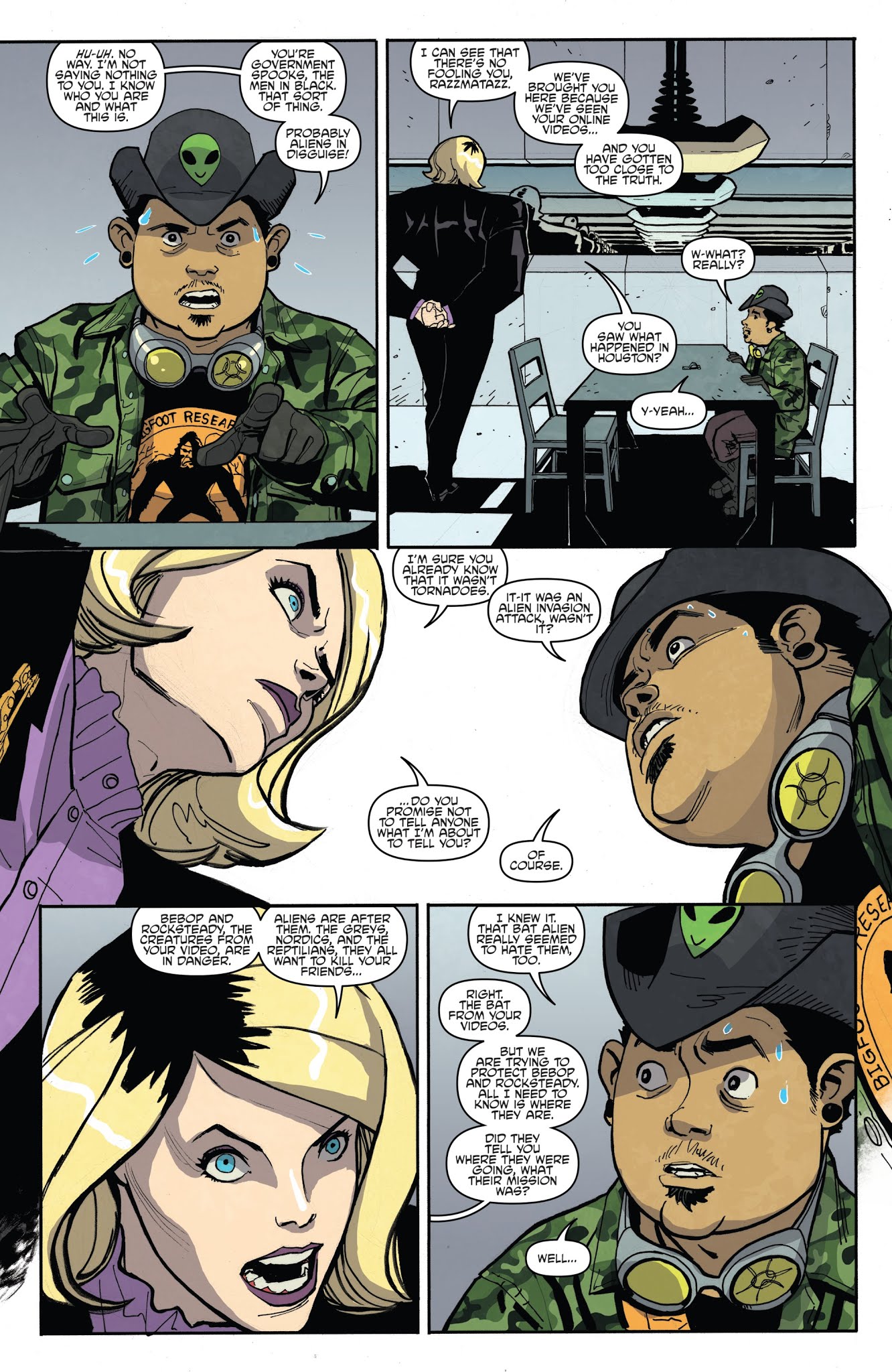 Read online Teenage Mutant Ninja Turtles: Bebop & Rocksteady Hit the Road comic -  Issue #4 - 10