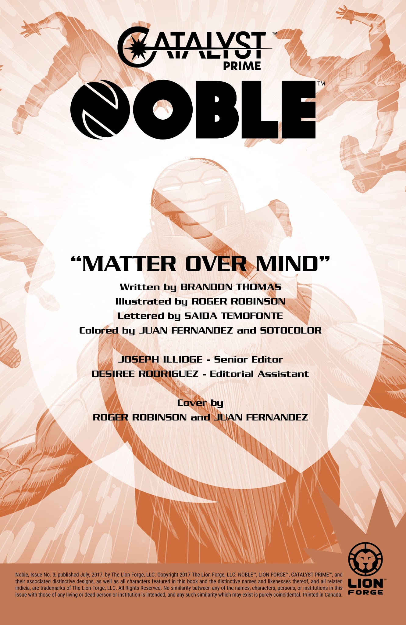 Read online Noble comic -  Issue #3 - 2