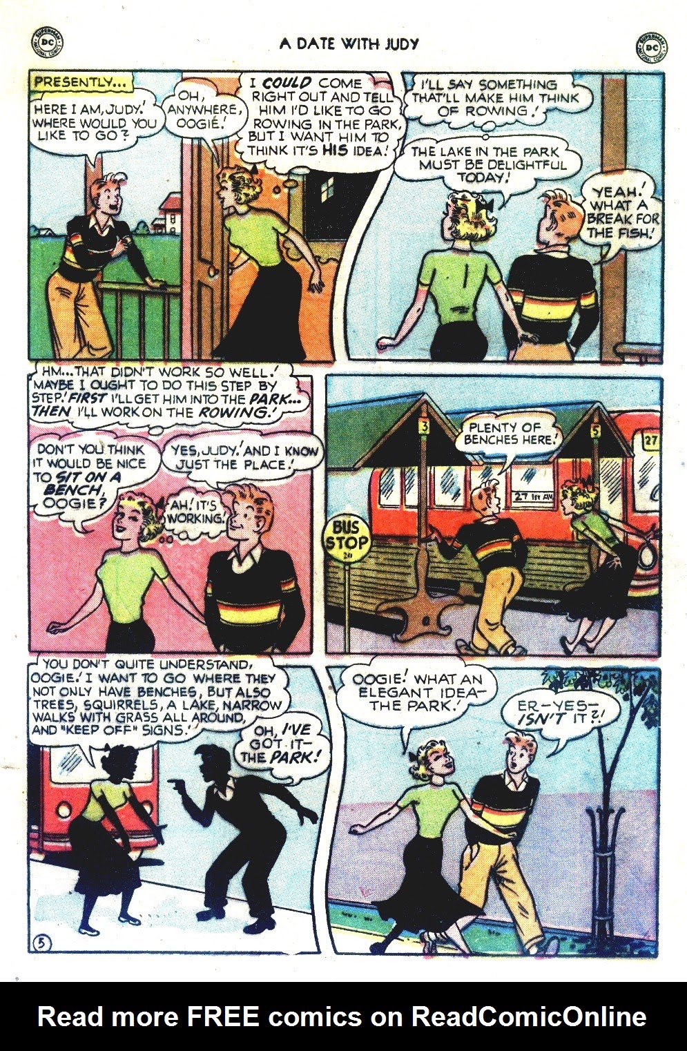 Read online A Date with Judy comic -  Issue #14 - 7