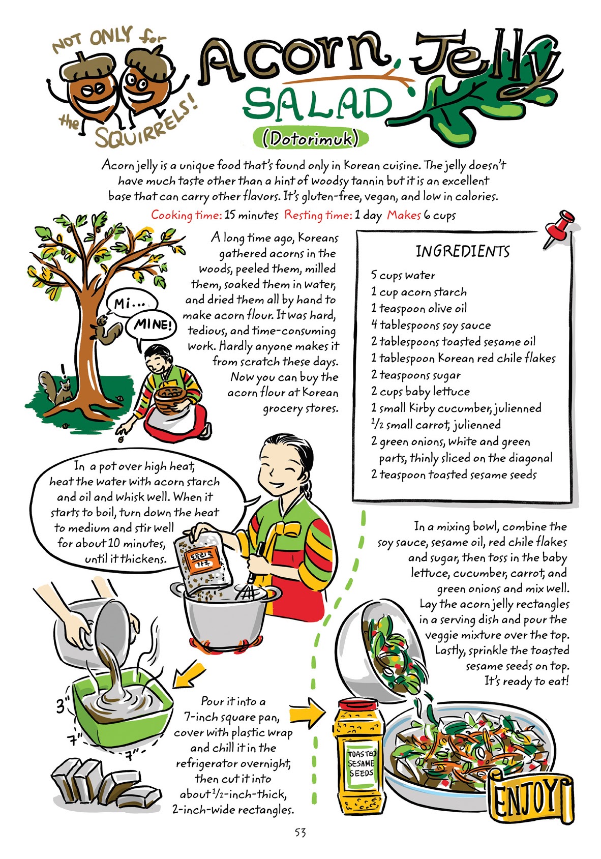 Read online Cook Korean! A Comic Book With Recipes comic -  Issue # TPB (Part 1) - 52