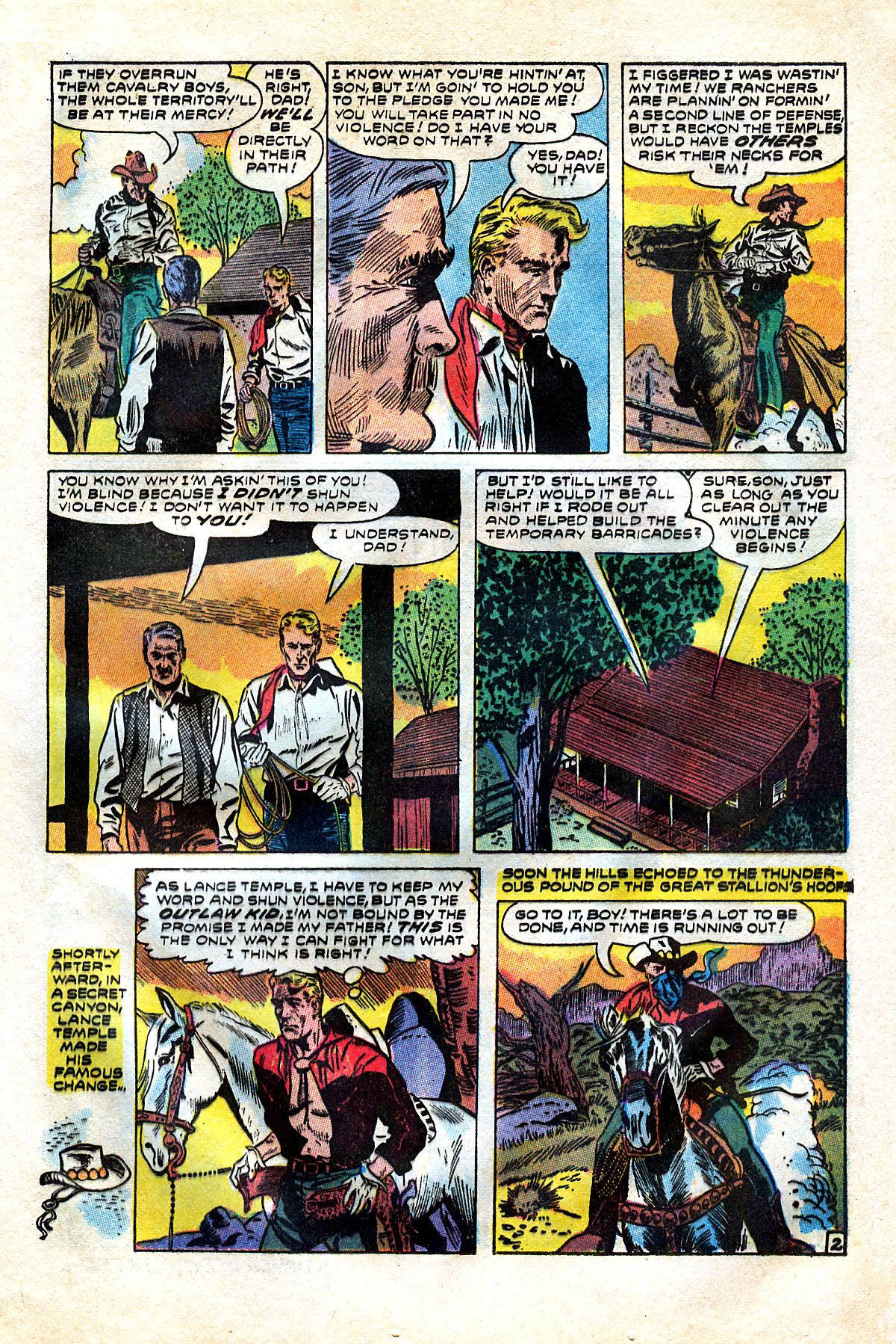 Read online The Outlaw Kid (1970) comic -  Issue #1 - 13