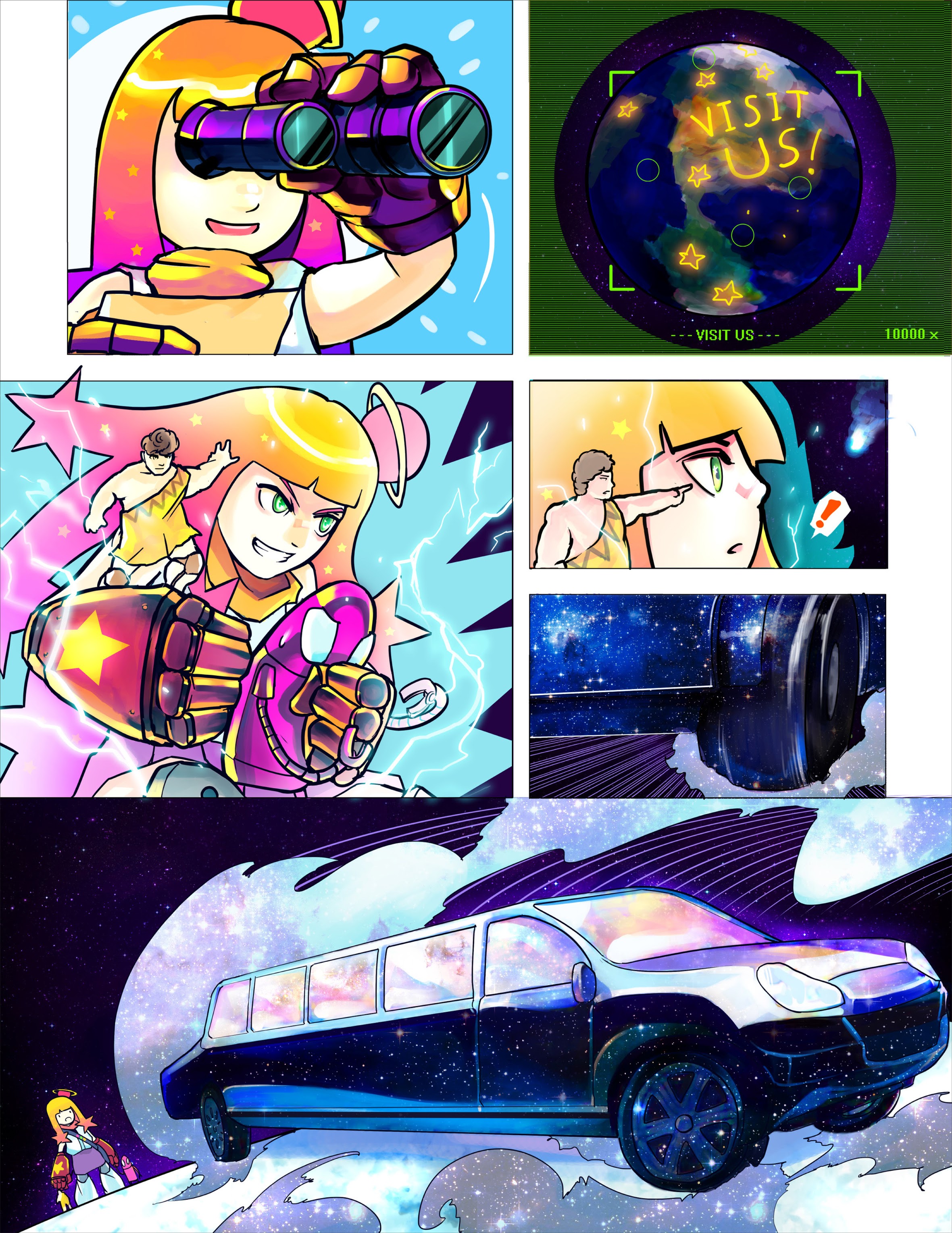 Read online Starpunch Girl comic -  Issue #3 - 2