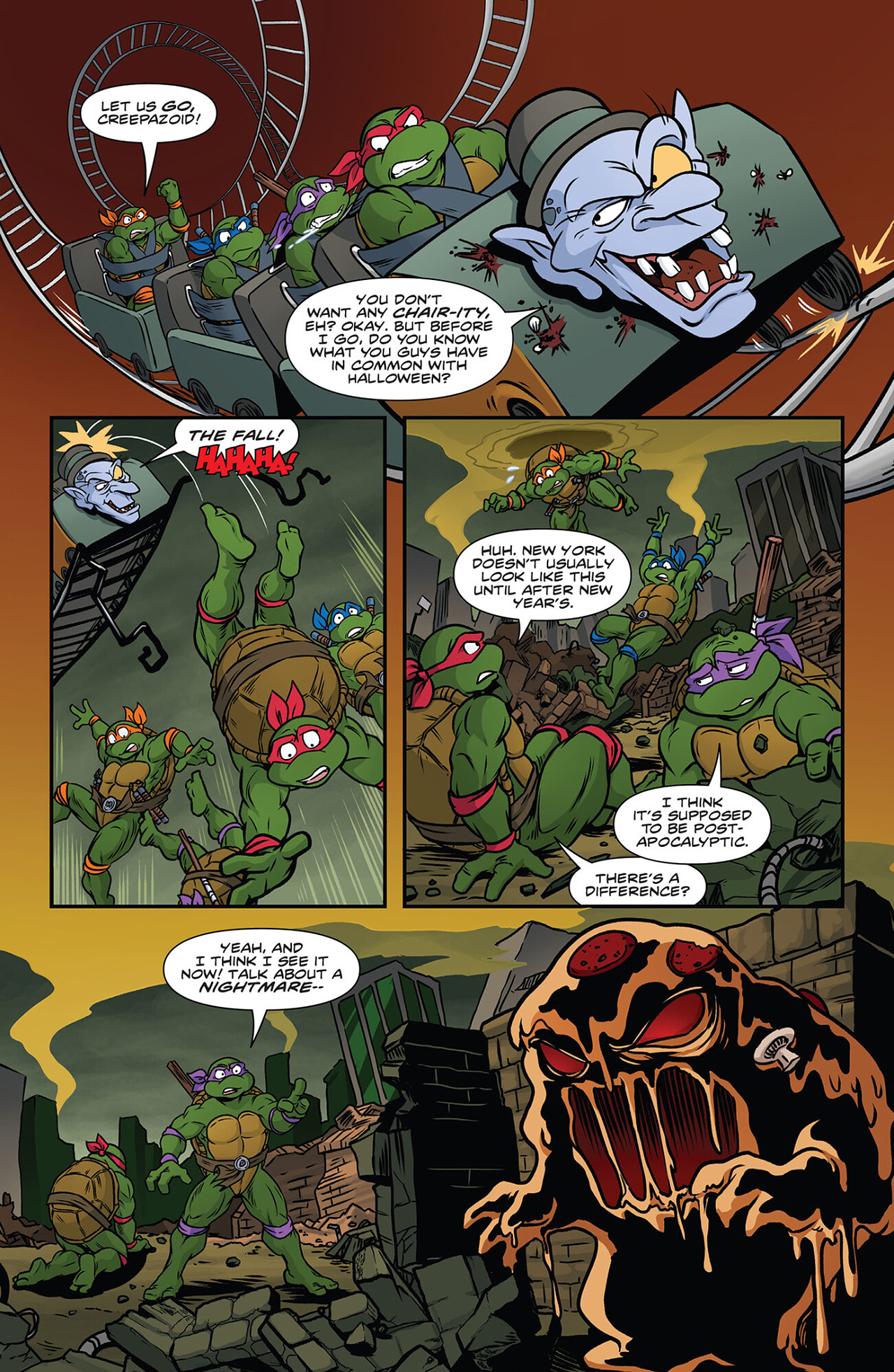 Read online Teenage Mutant Ninja Turtles: Saturday Morning Adventures – Halloween Special comic -  Issue # Full - 12
