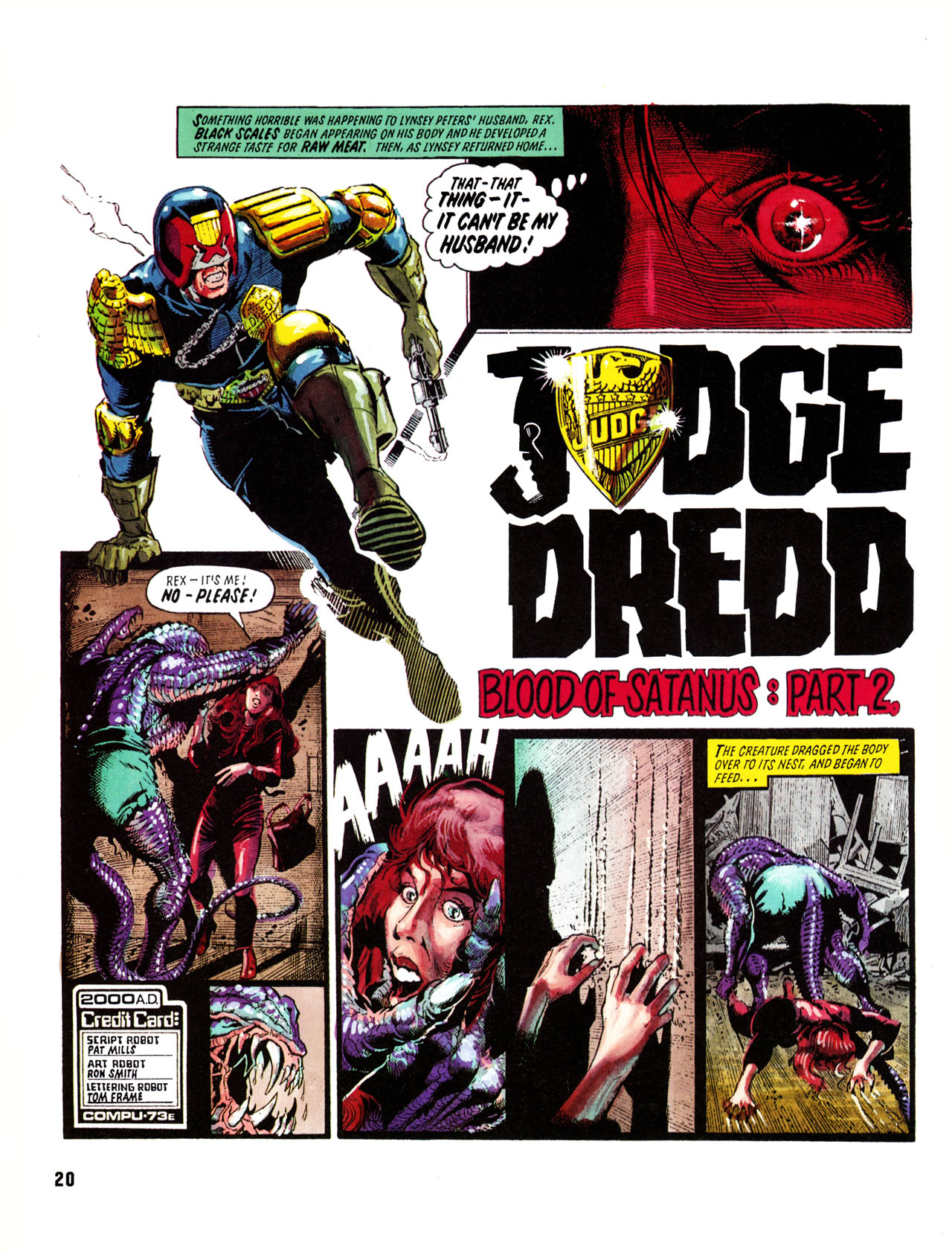 Read online Judge Dredd Definitive Editions: Bad Science comic -  Issue # Full - 20