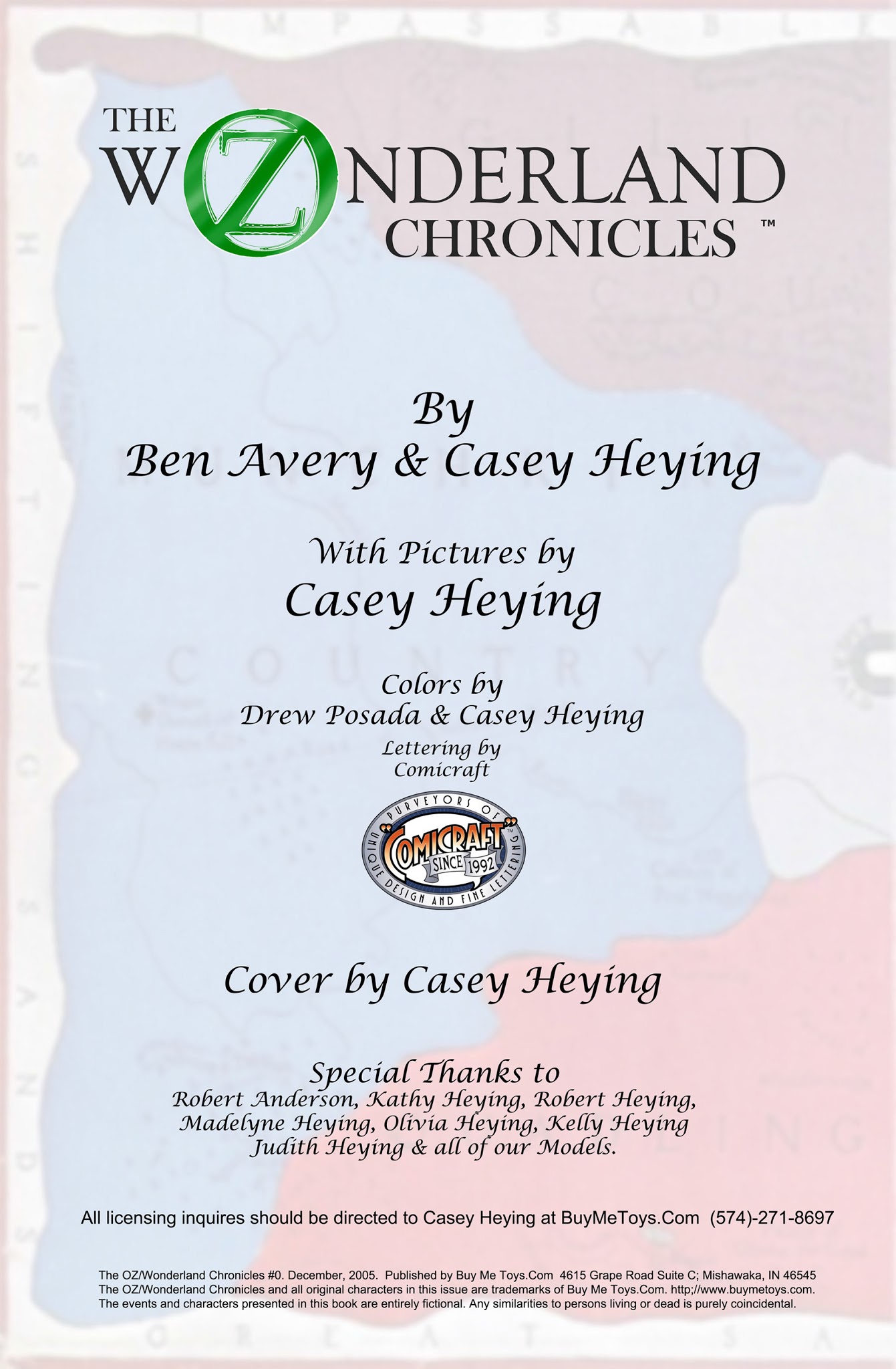 Read online The Oz/Wonderland Chronicles comic -  Issue #0 - 2