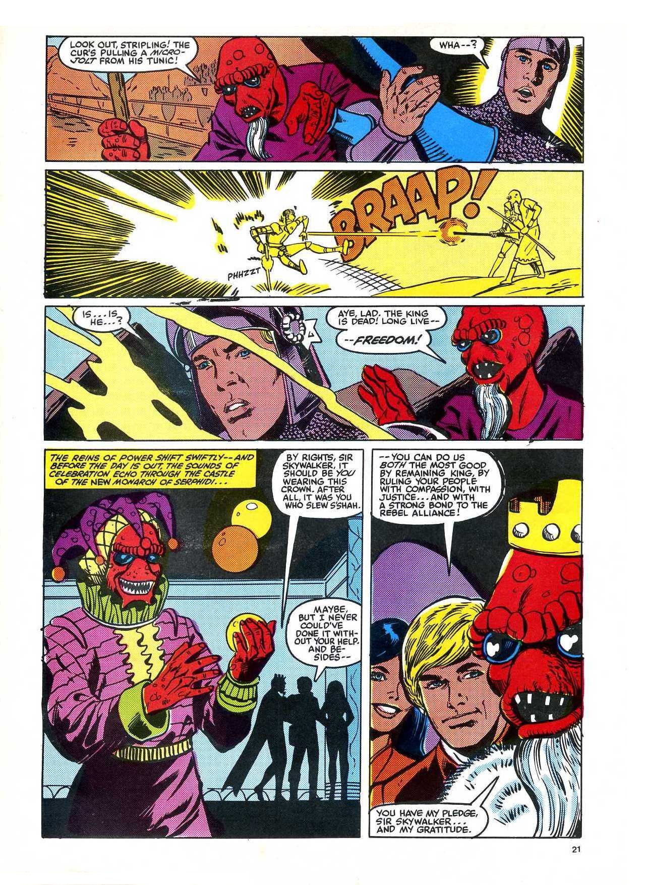 Read online Return of the Jedi comic -  Issue #127 - 21