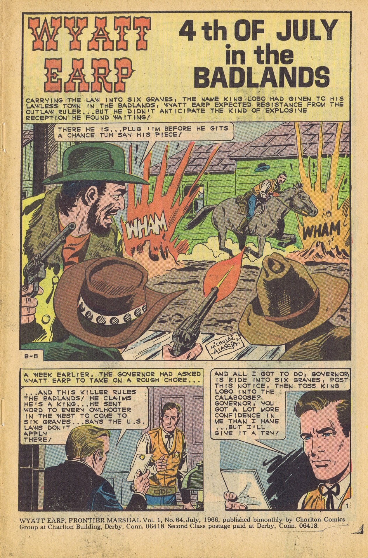 Read online Wyatt Earp Frontier Marshal comic -  Issue #64 - 4