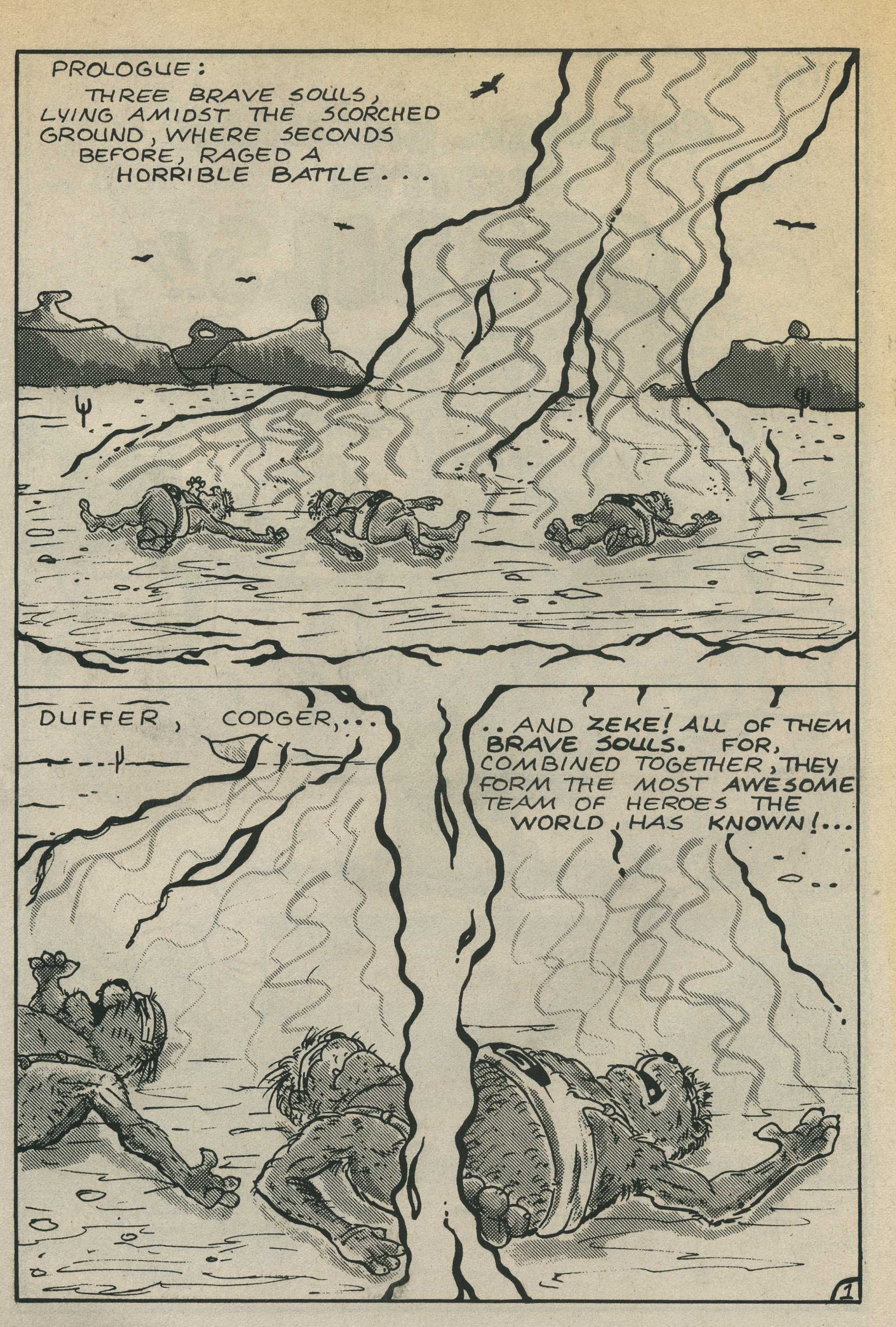 Read online Geriatric Gangrene Jujitsu Gerbils comic -  Issue #3 - 3
