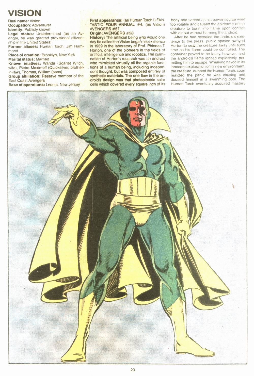 Read online The Official Handbook of the Marvel Universe Deluxe Edition comic -  Issue #14 - 25