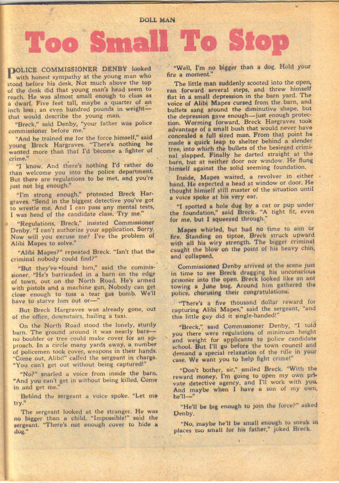 Read online Doll Man comic -  Issue #29 - 25