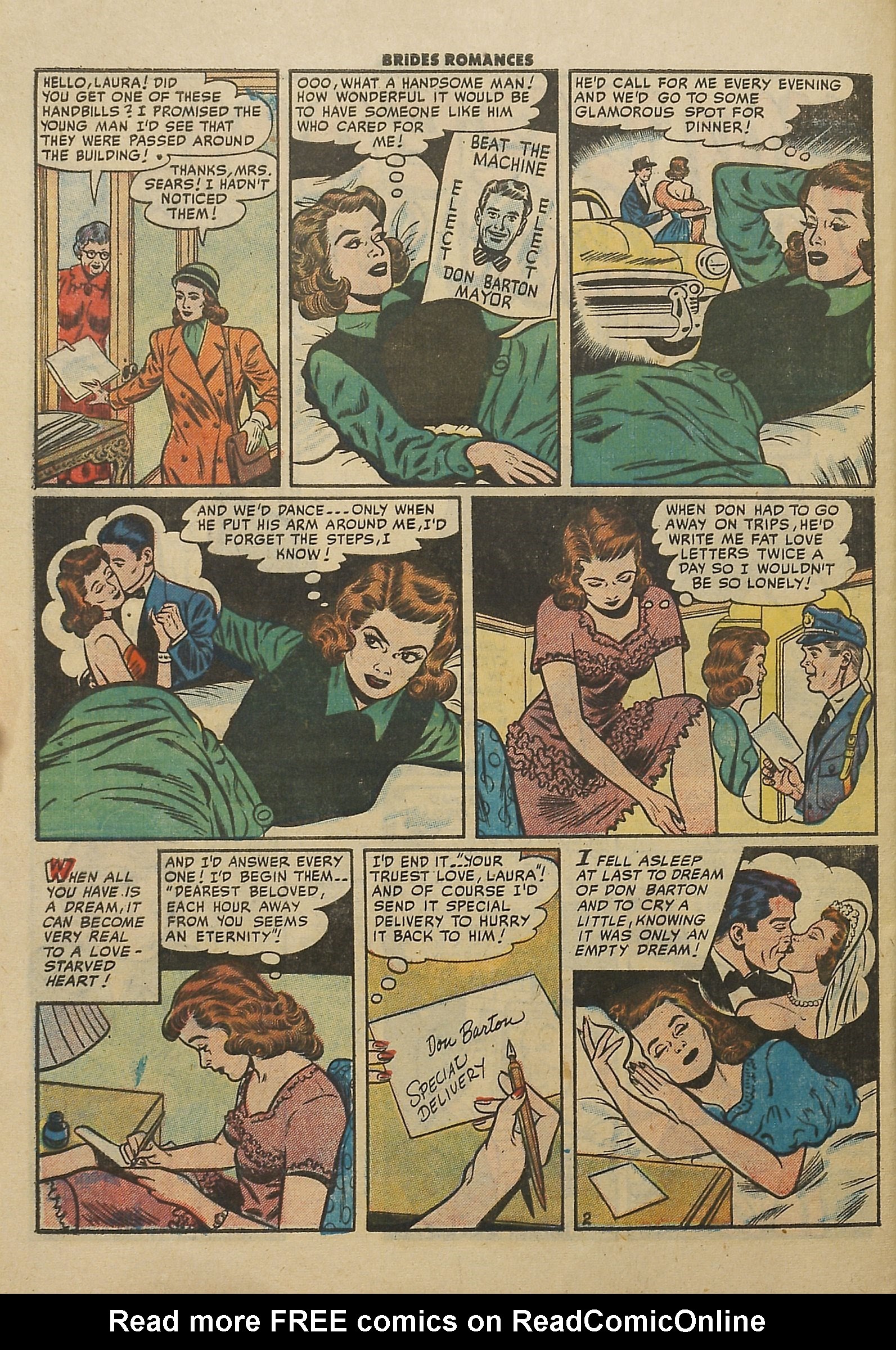 Read online Brides Romances comic -  Issue #23 - 28