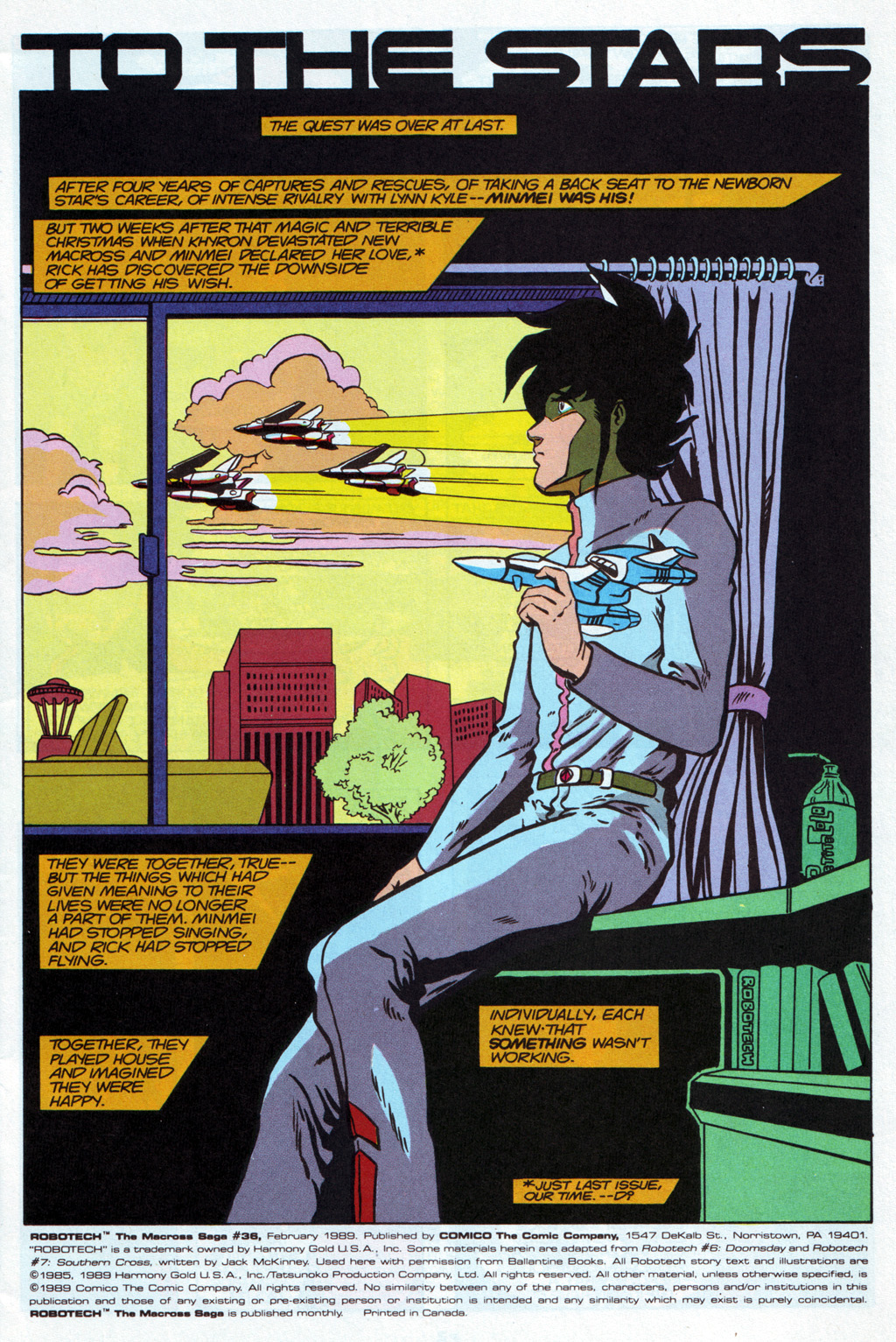 Read online Robotech The Macross Saga comic -  Issue #36 - 2