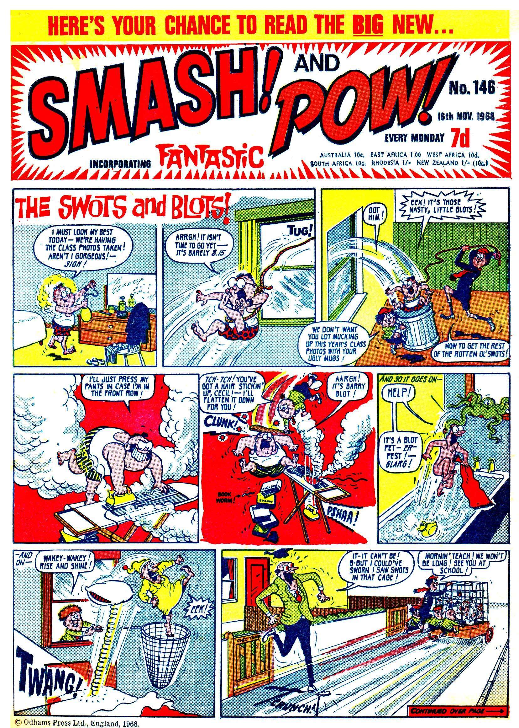 Read online Smash! (1966) comic -  Issue #146 - 1