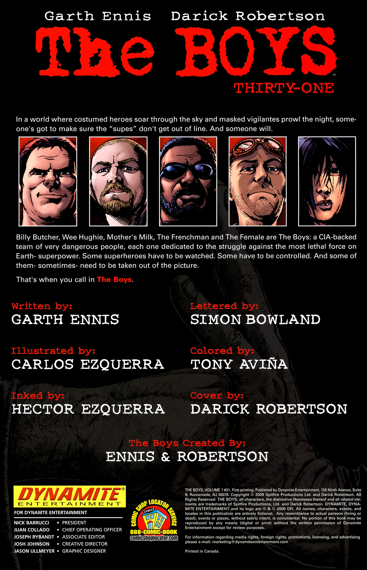 Read online The Boys comic -  Issue #31 - 2