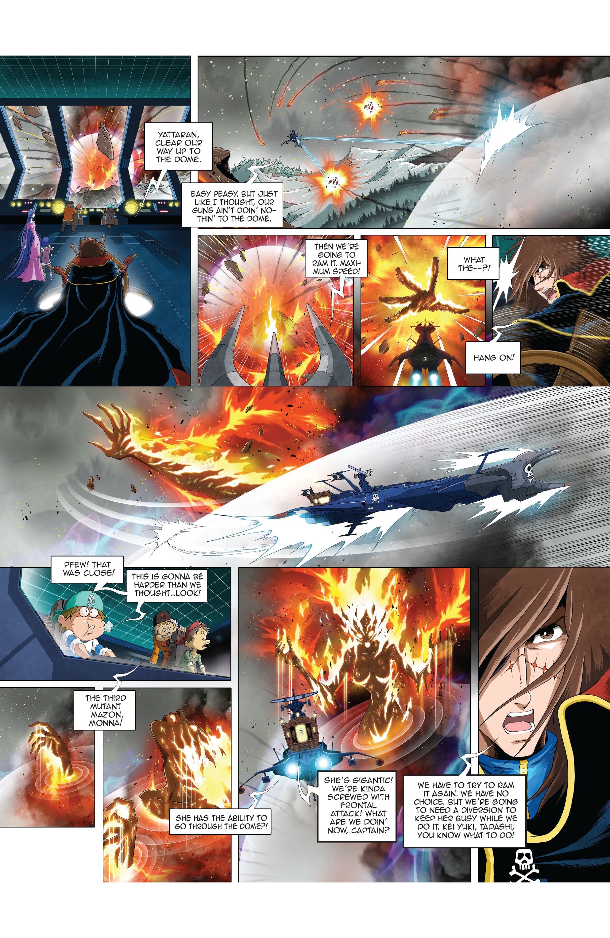 Read online Space Pirate Captain Harlock comic -  Issue #6 - 7