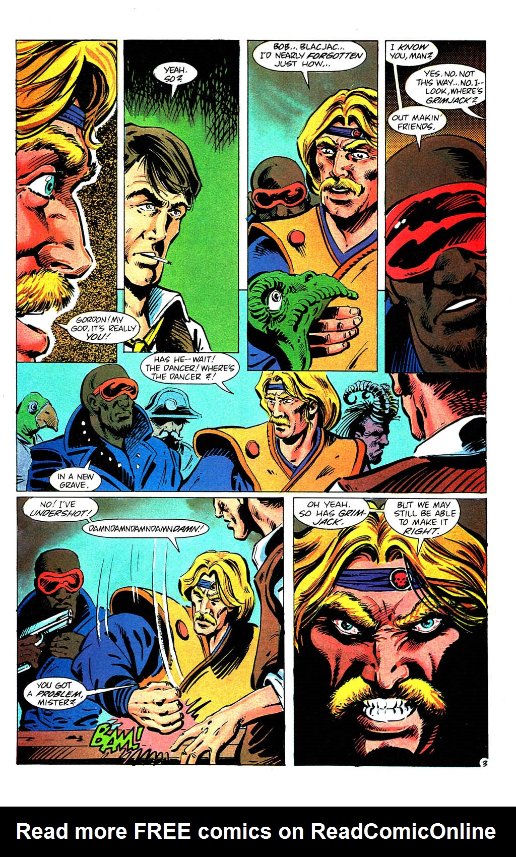 Read online Grimjack comic -  Issue #51 - 5