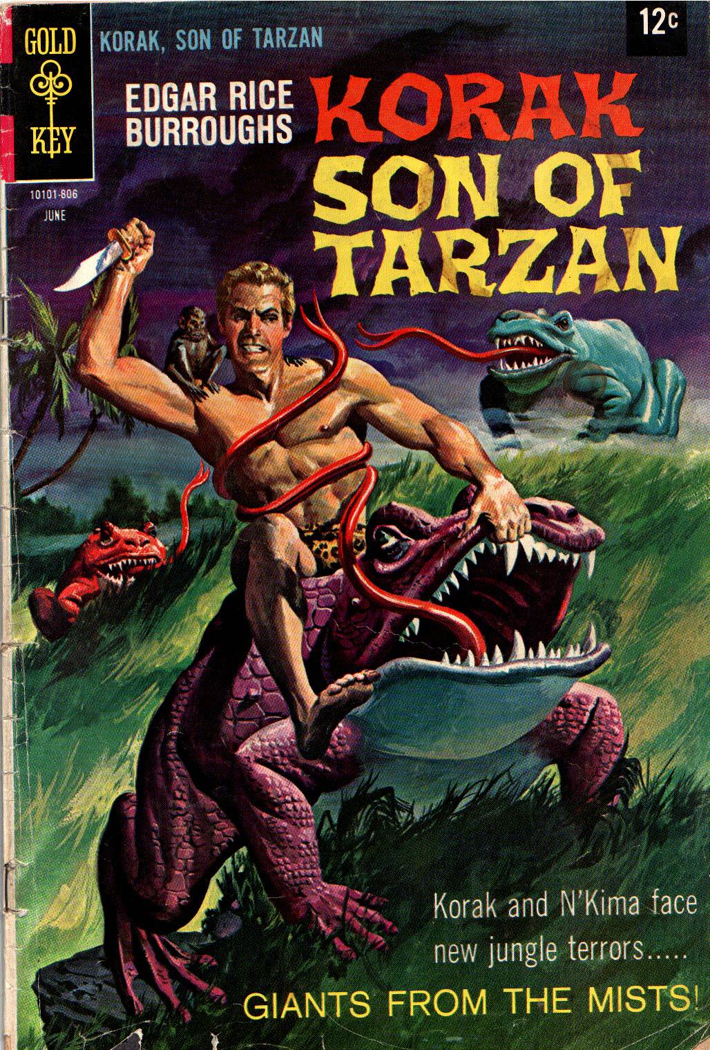 Read online Korak, Son of Tarzan (1964) comic -  Issue #23 - 1