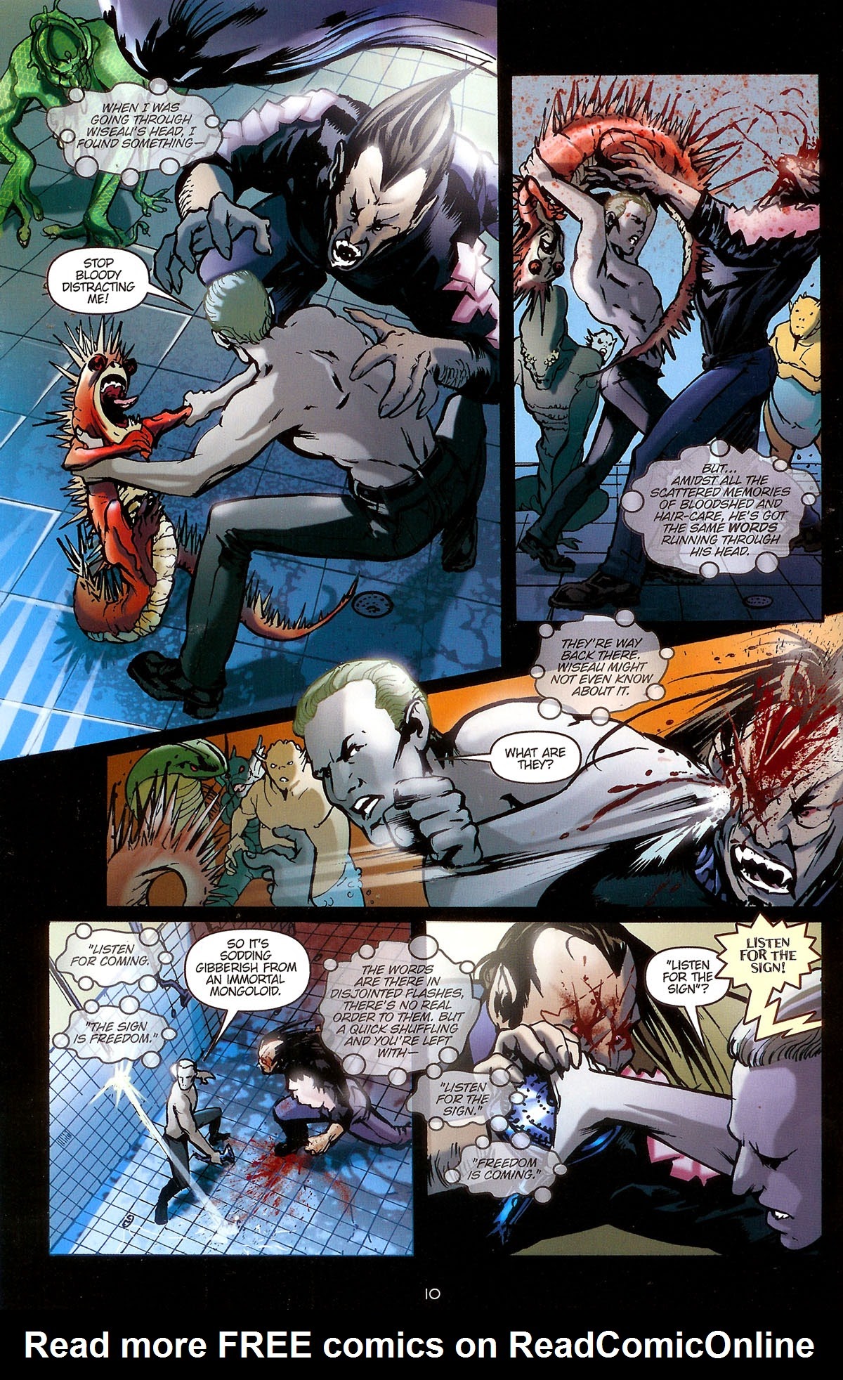 Read online Spike: Asylum comic -  Issue #3 - 12