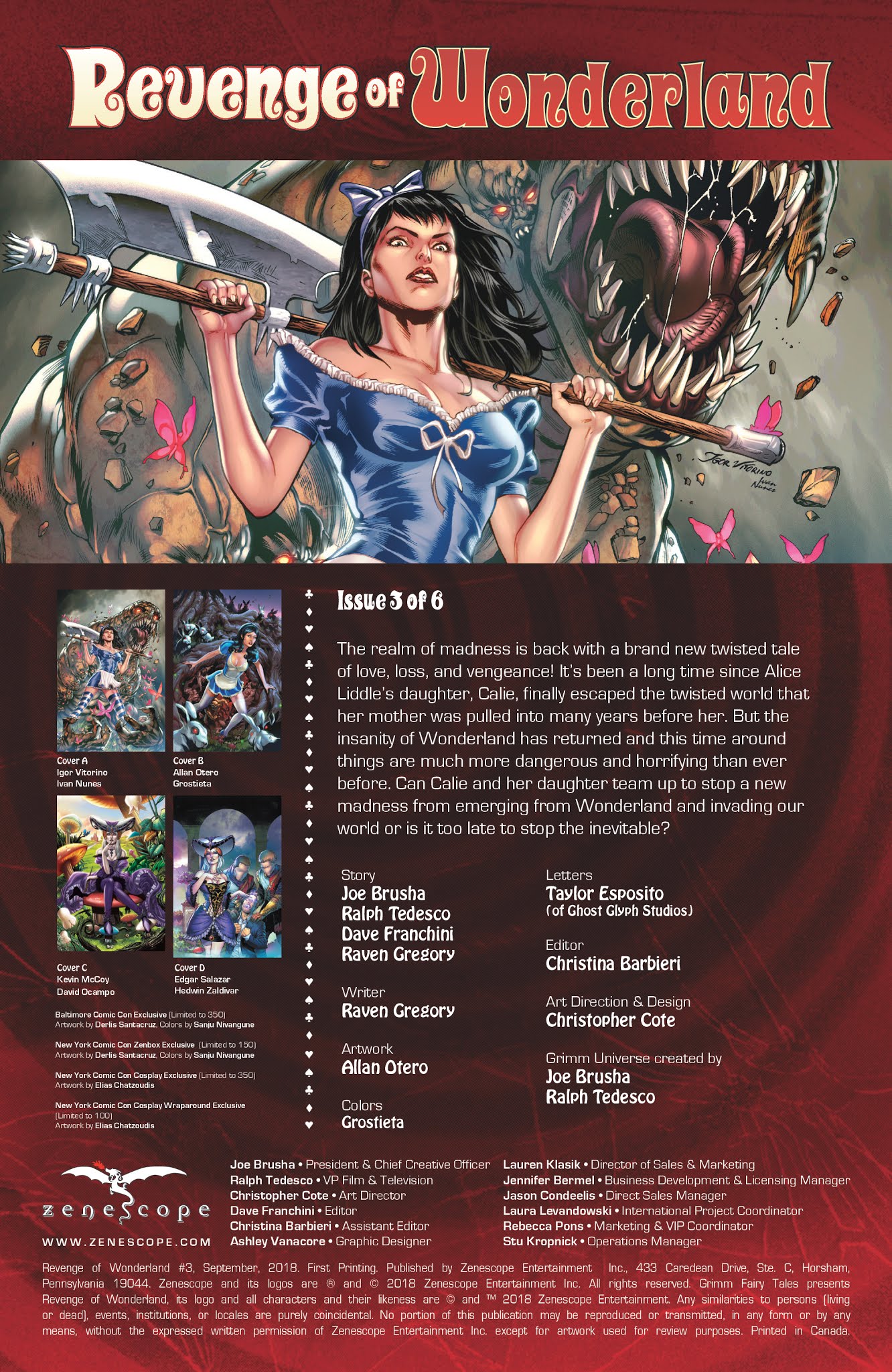 Read online Revenge of Wonderland comic -  Issue #3 - 2