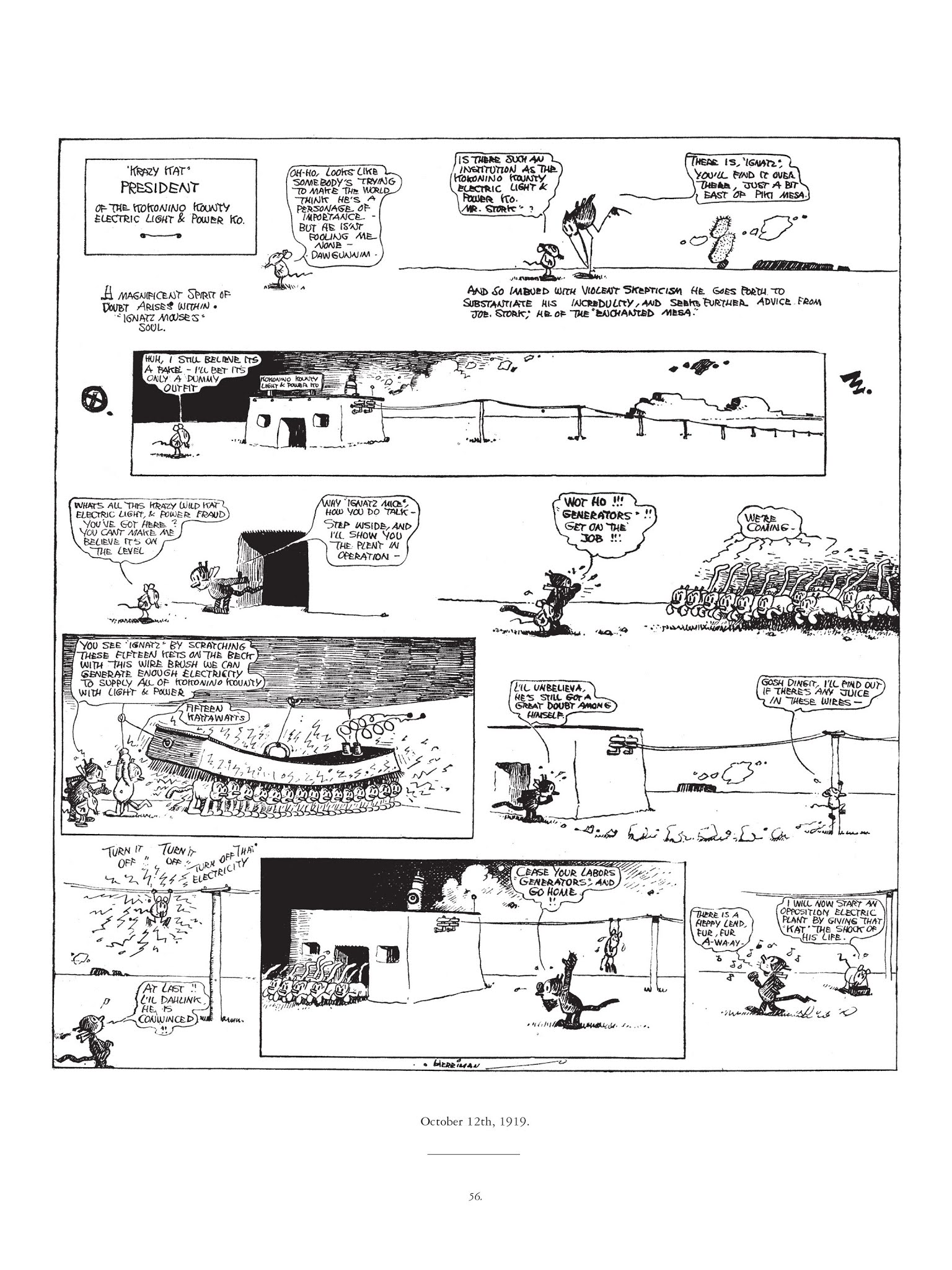 Read online Krazy & Ignatz comic -  Issue # TPB 2 - 56