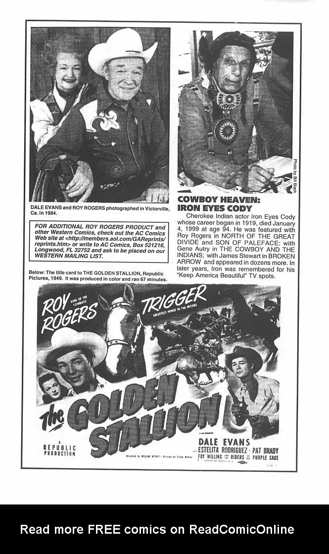 Read online Roy Rogers Western comic -  Issue #2 - 19