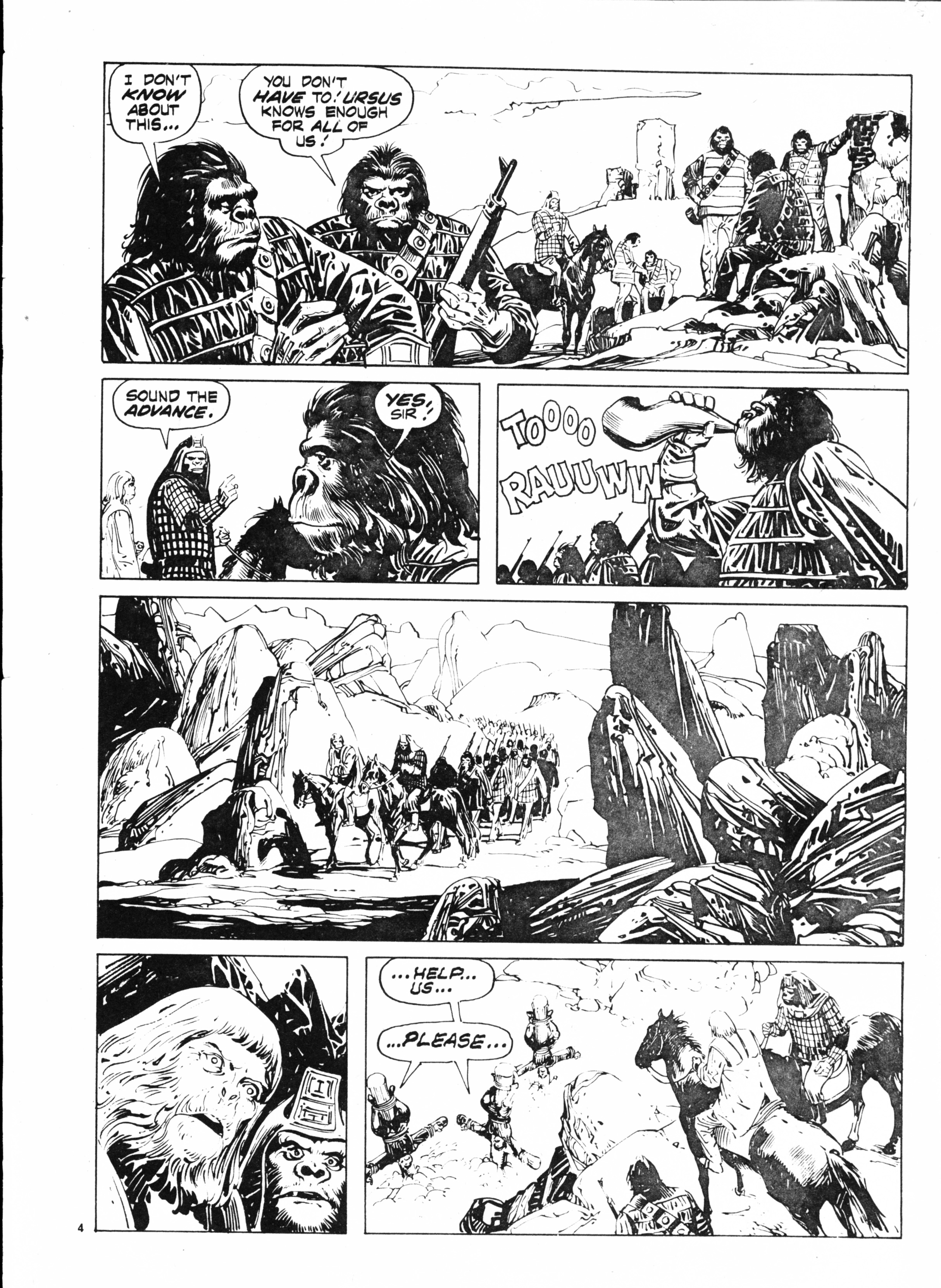 Read online Planet of the Apes (1974) comic -  Issue #44 - 4
