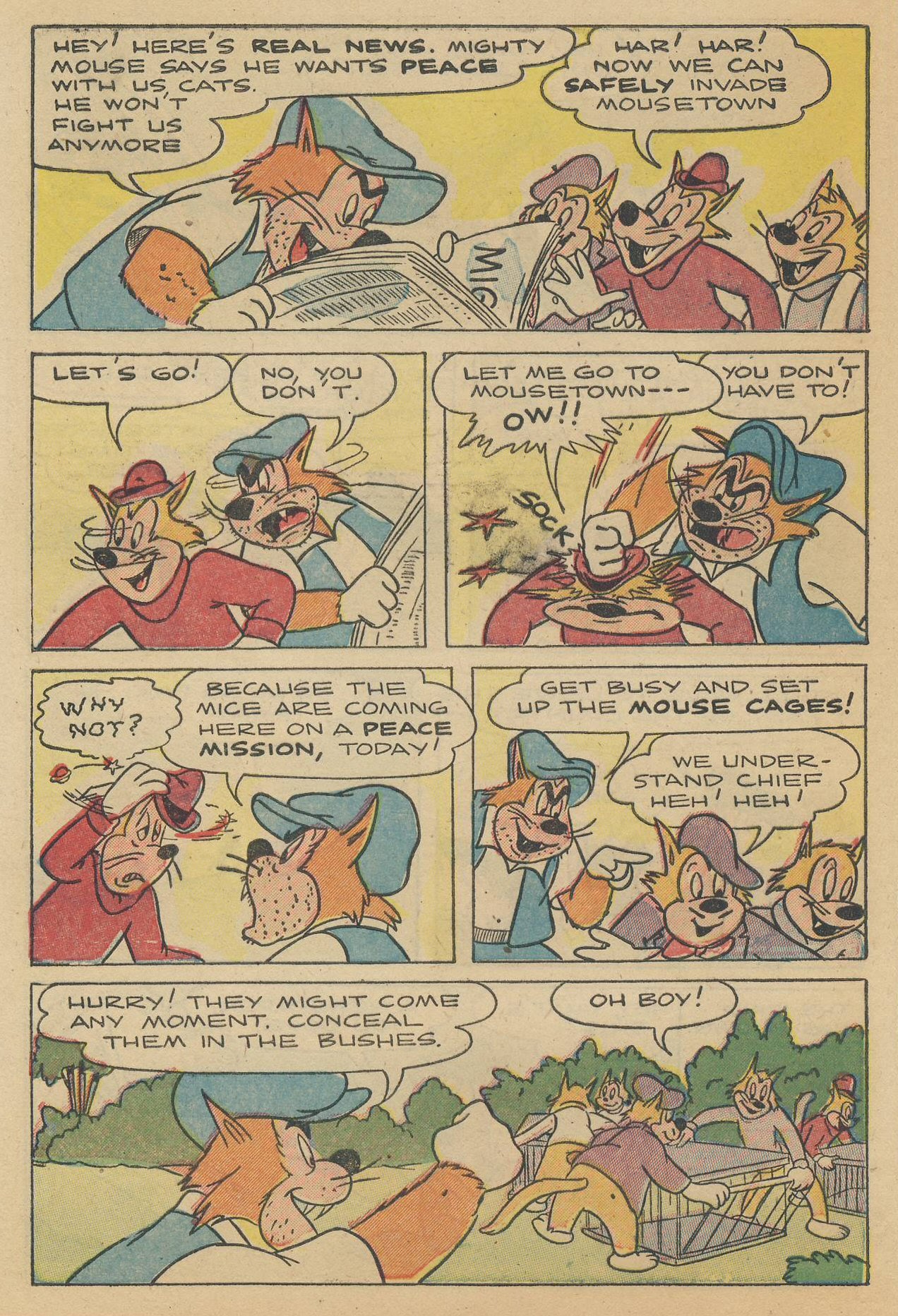 Read online Paul Terry's Mighty Mouse Comics comic -  Issue #45 - 80