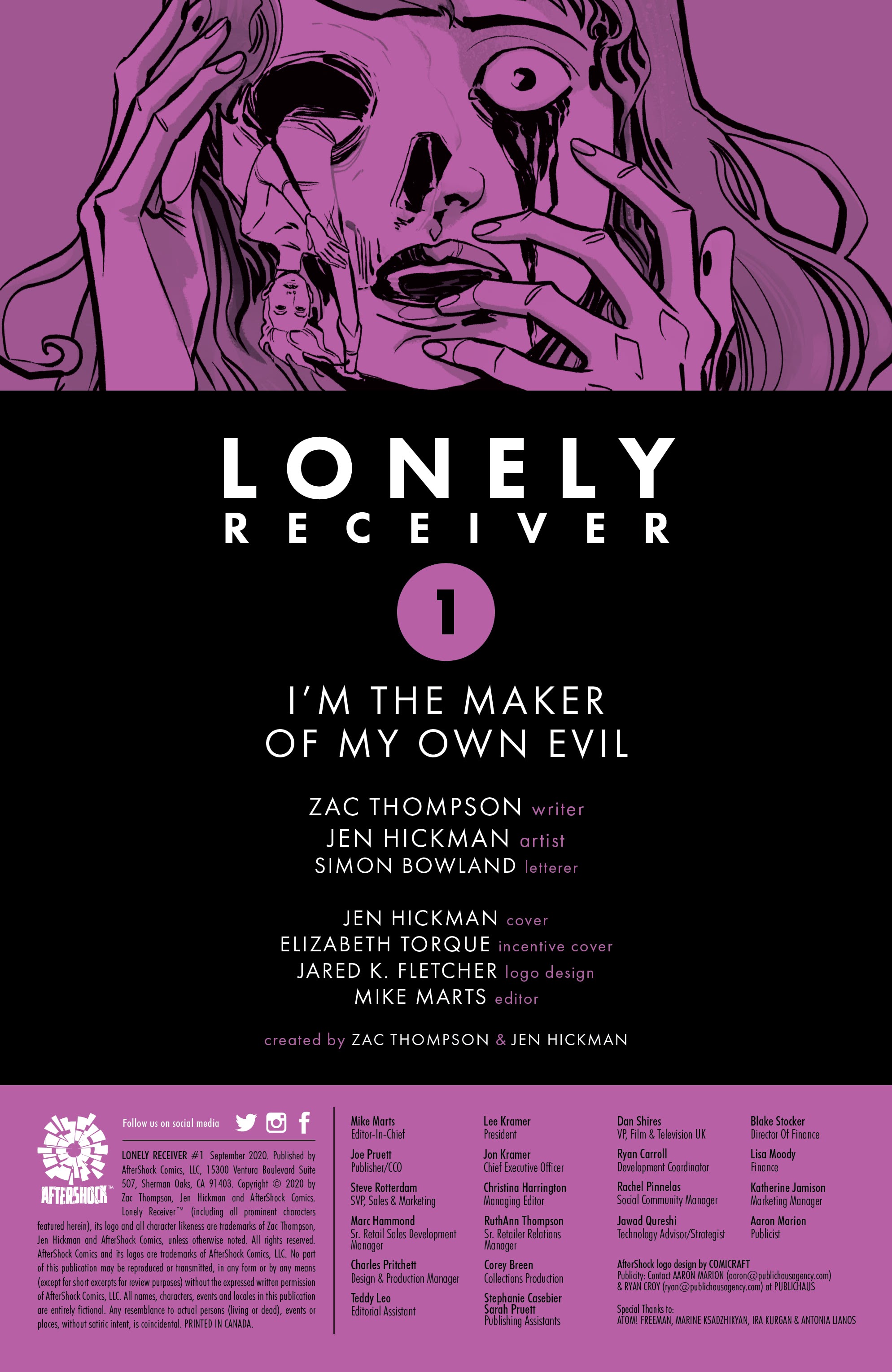 Read online Lonely Receiver comic -  Issue #1 - 2