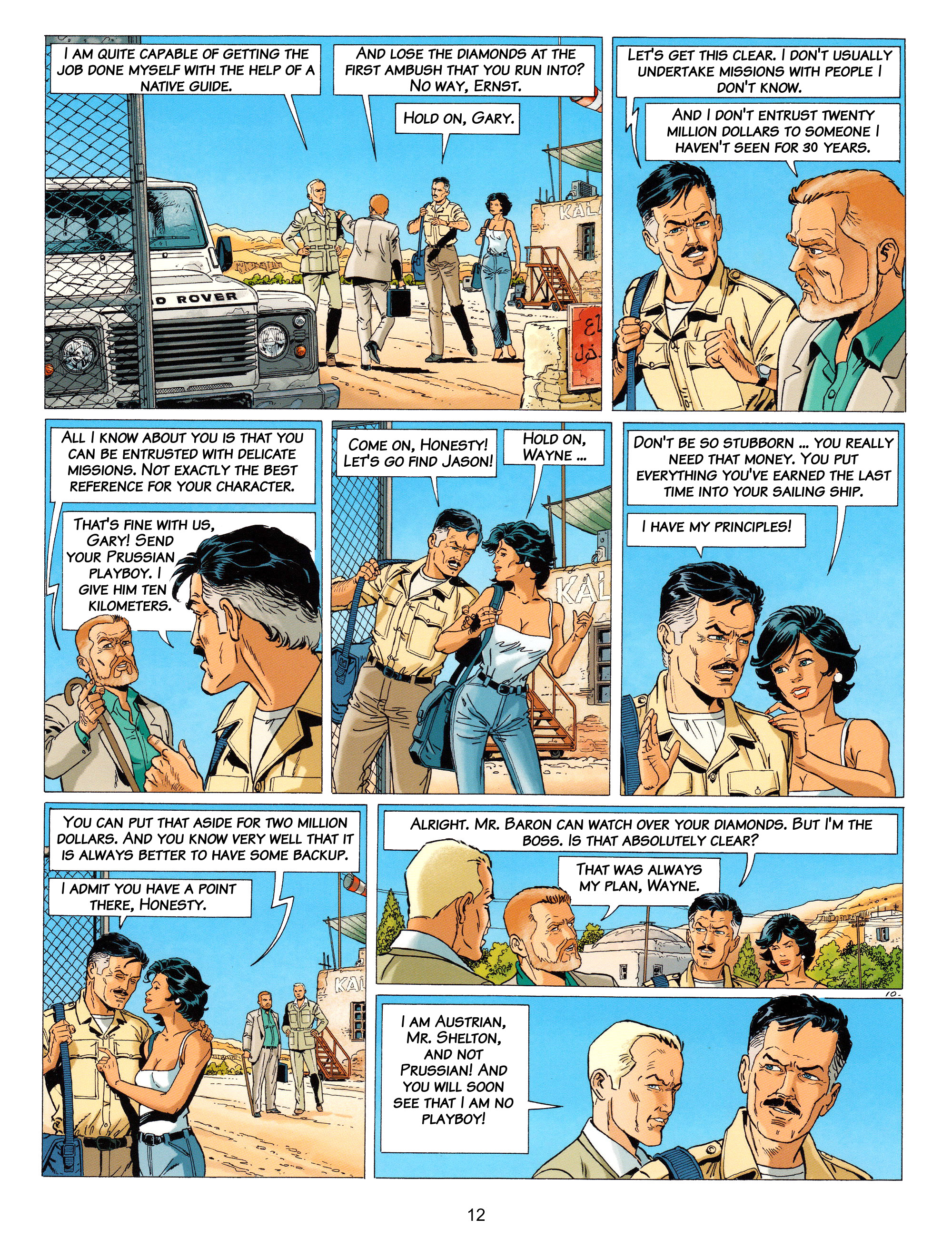 Read online Wayne Shelton comic -  Issue #10 - 12