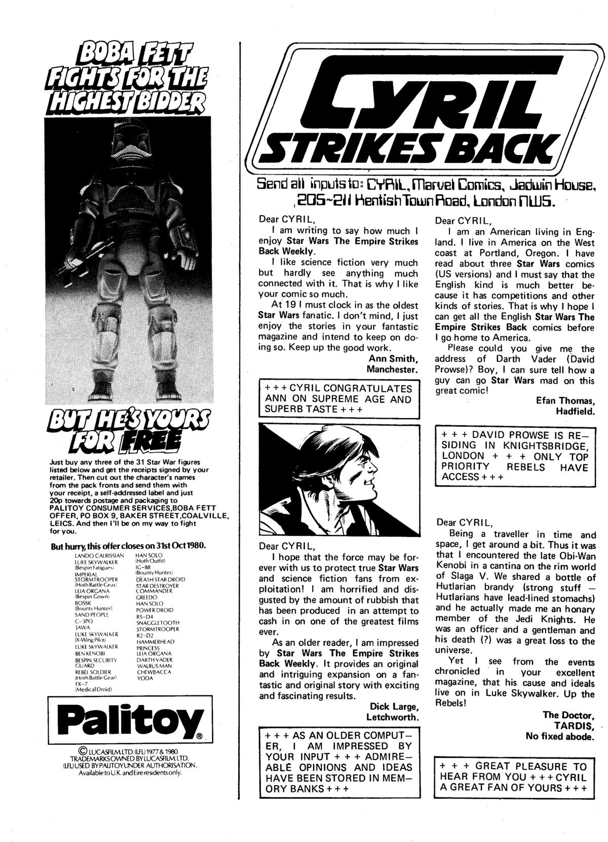 Read online Star Wars Weekly comic -  Issue #134 - 21
