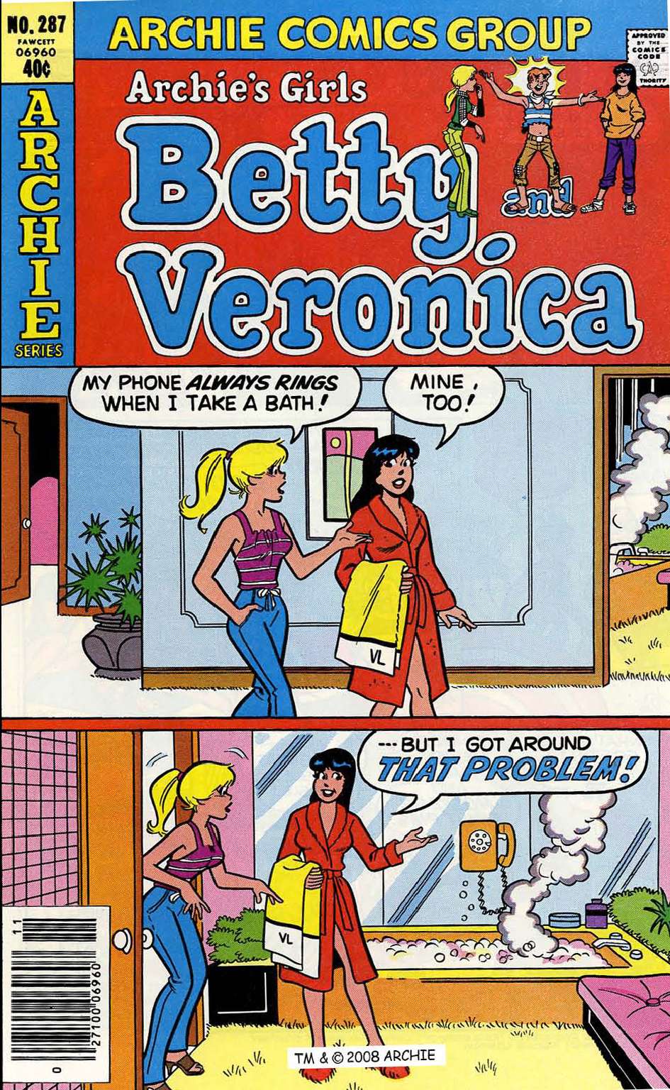 Read online Archie's Girls Betty and Veronica comic -  Issue #287 - 1