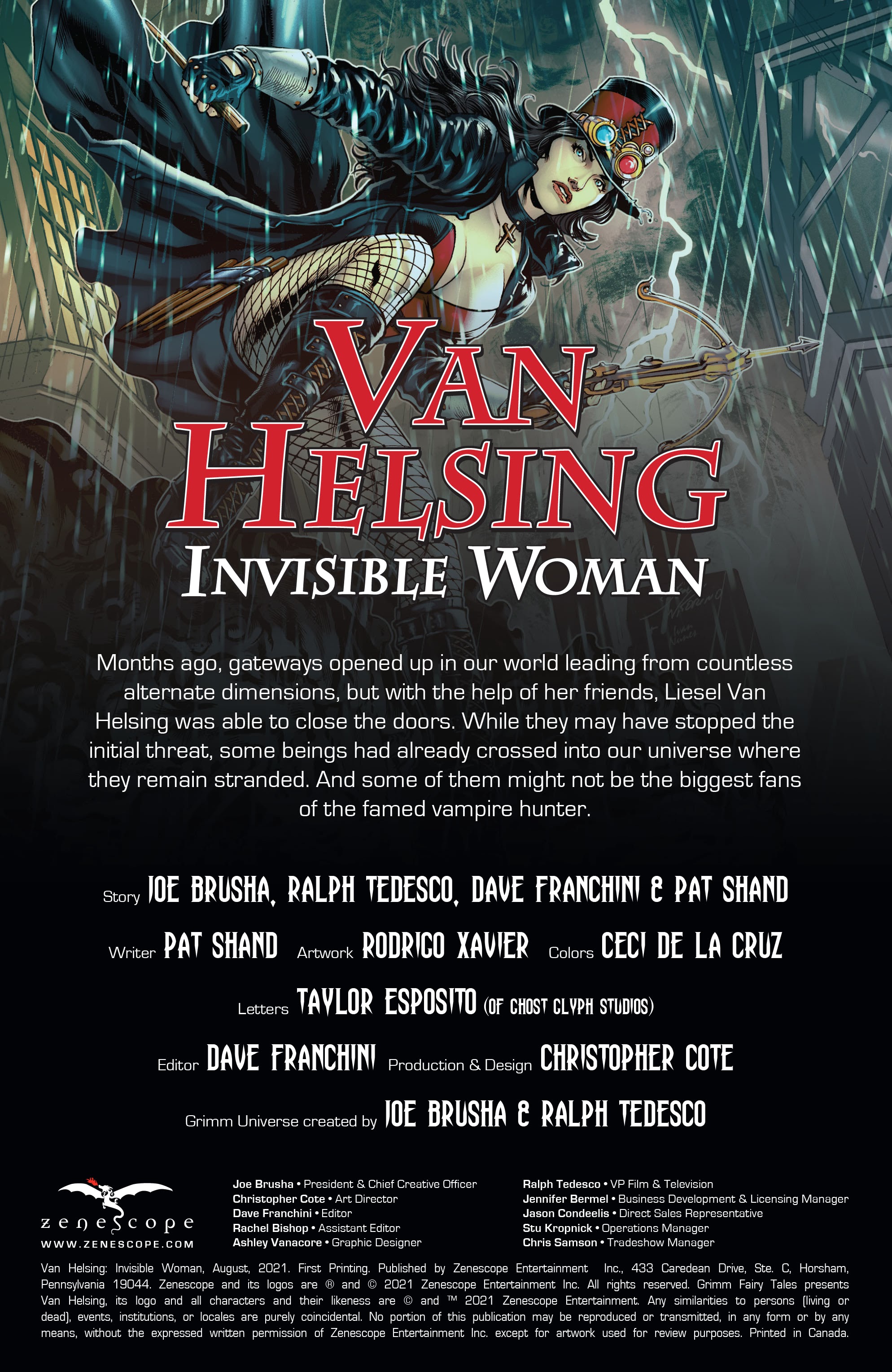 Read online Van Helsing: Invisible Woman comic -  Issue # Full - 2